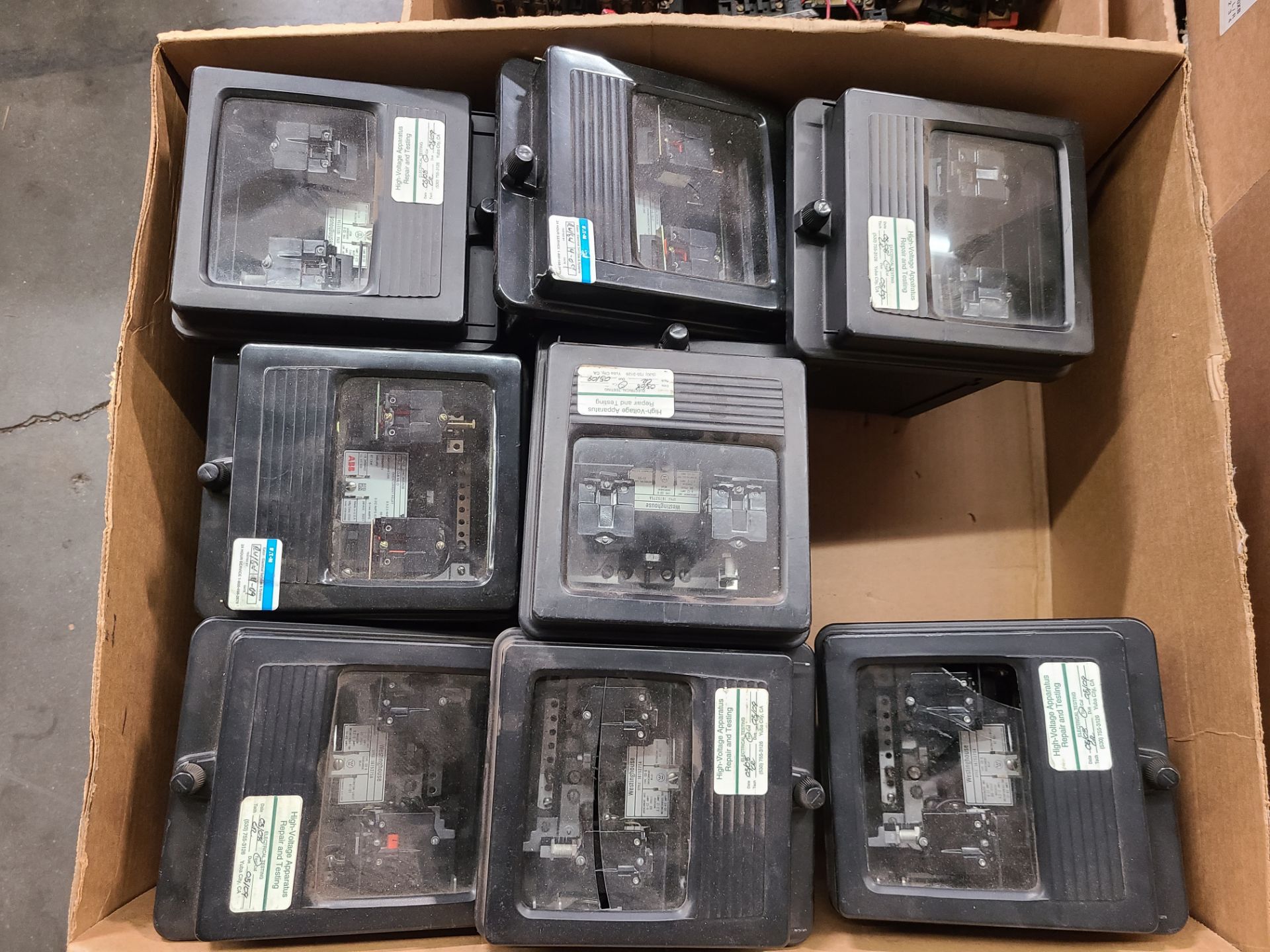 LOT OF WESTINGHOUSE & ABB OVERCURRENT RELAYS