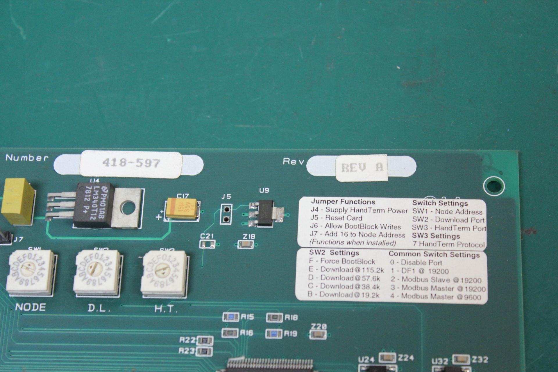 SAF DRIVE SYSTEMS CA418 MULTI PROCESSOR CPU CARD - Image 3 of 4