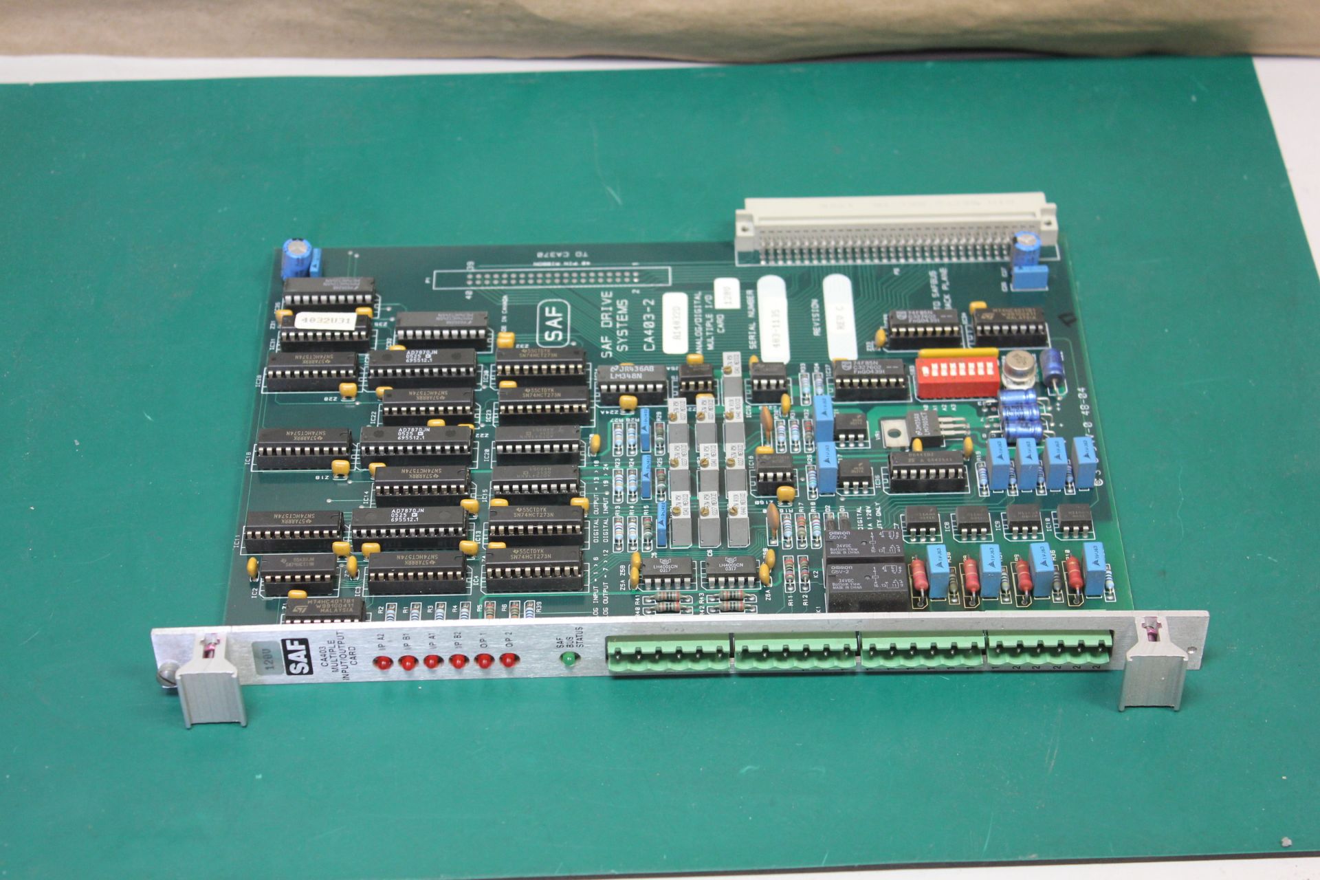 SAF DRIVE SYSTEMS CA403 MULTIPLE INPUT/OUTPUT CARD