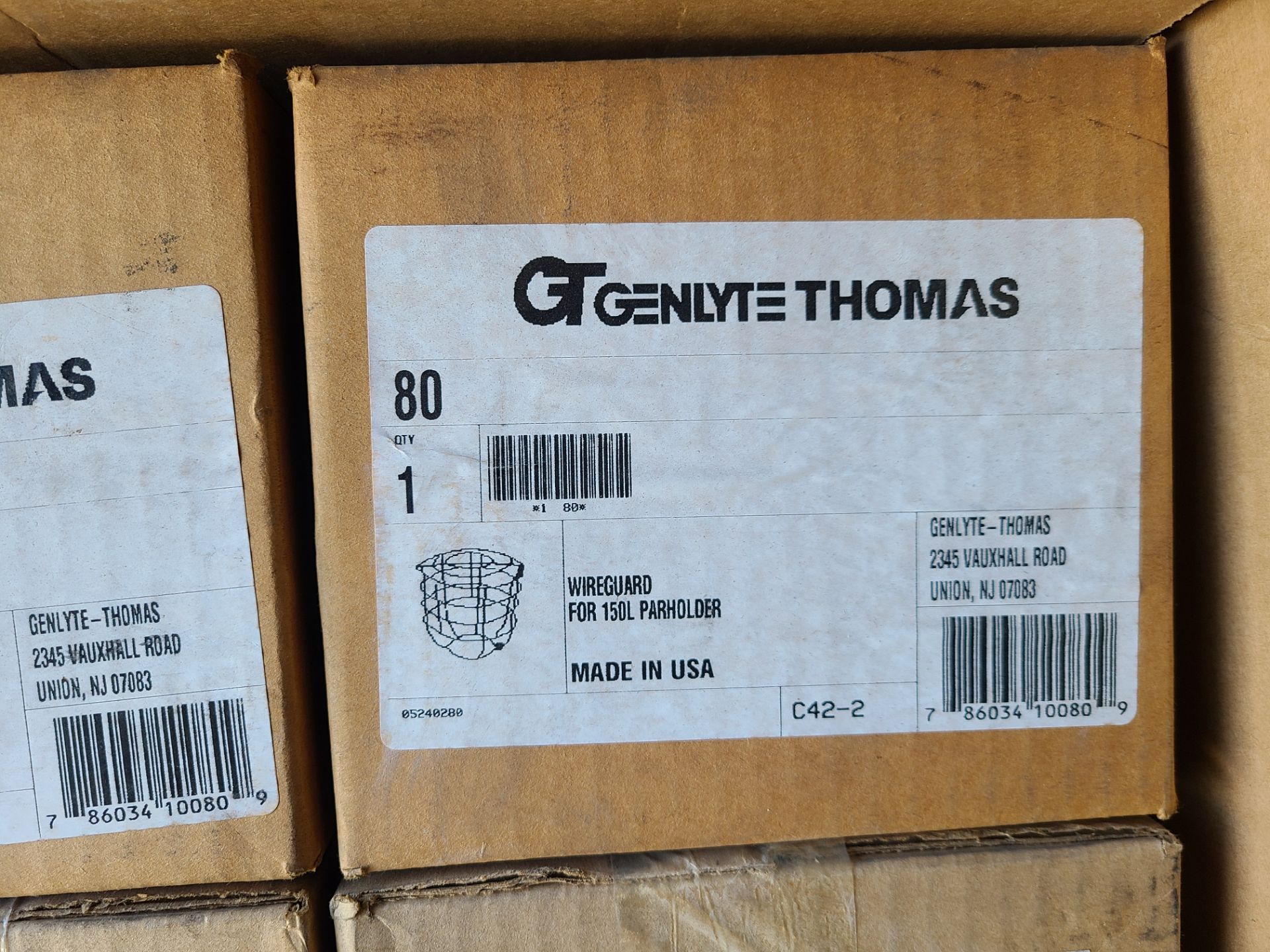 LOT OF NEW GENLYTE THOMAS INDUSTRIAL LIGHT WIRE GUARDS - Image 2 of 2