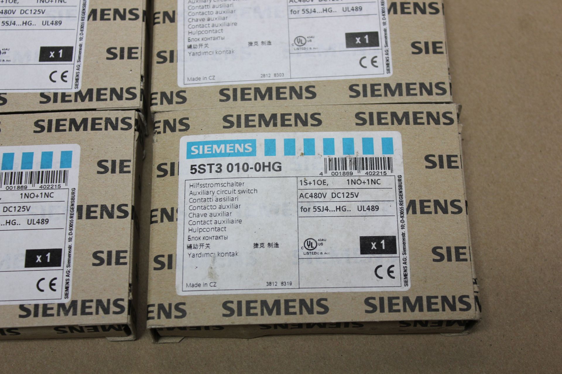 LOT OF NEW SIEMENS AUXILIARY CIRCUIT SWITCHES - Image 2 of 5