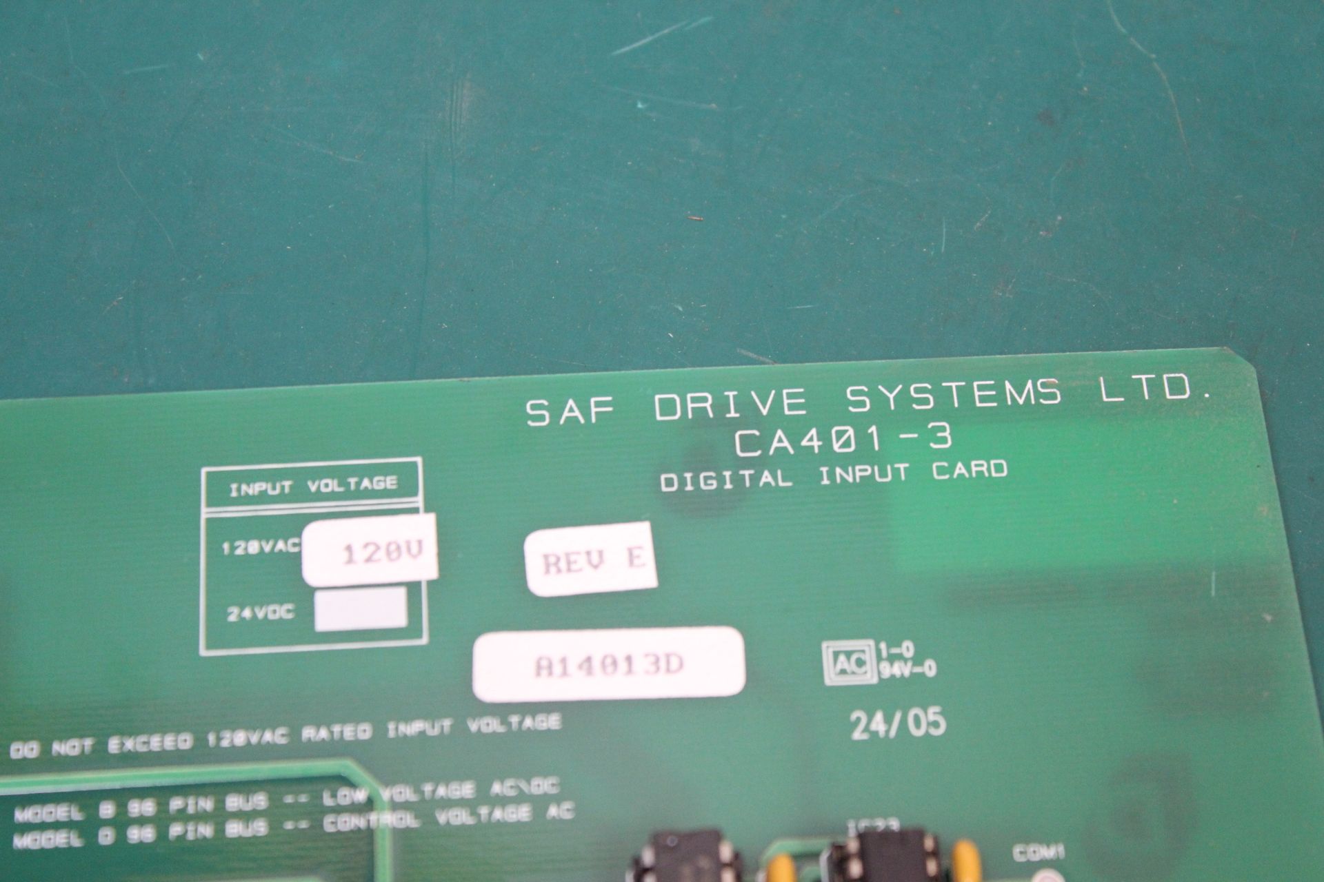 SAF DRIVE SYSTEMS CA402 DIGITAL OUTPUT CARD - Image 3 of 3