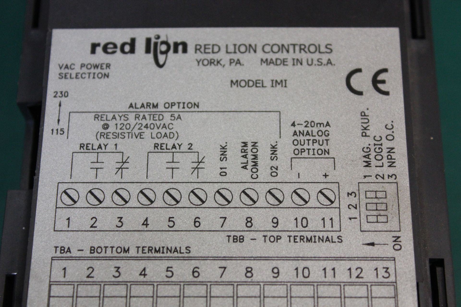 RED LION CONTROLS INTELLIGENT PANEL METER - Image 4 of 4