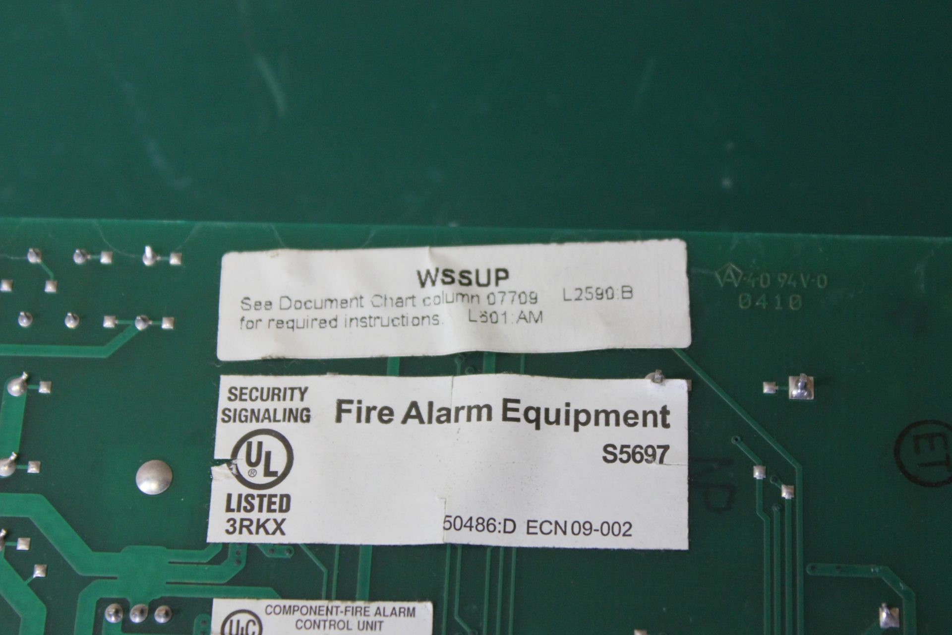 NIS WSSUP-PCA FIRE ALARM BOARD - Image 4 of 4