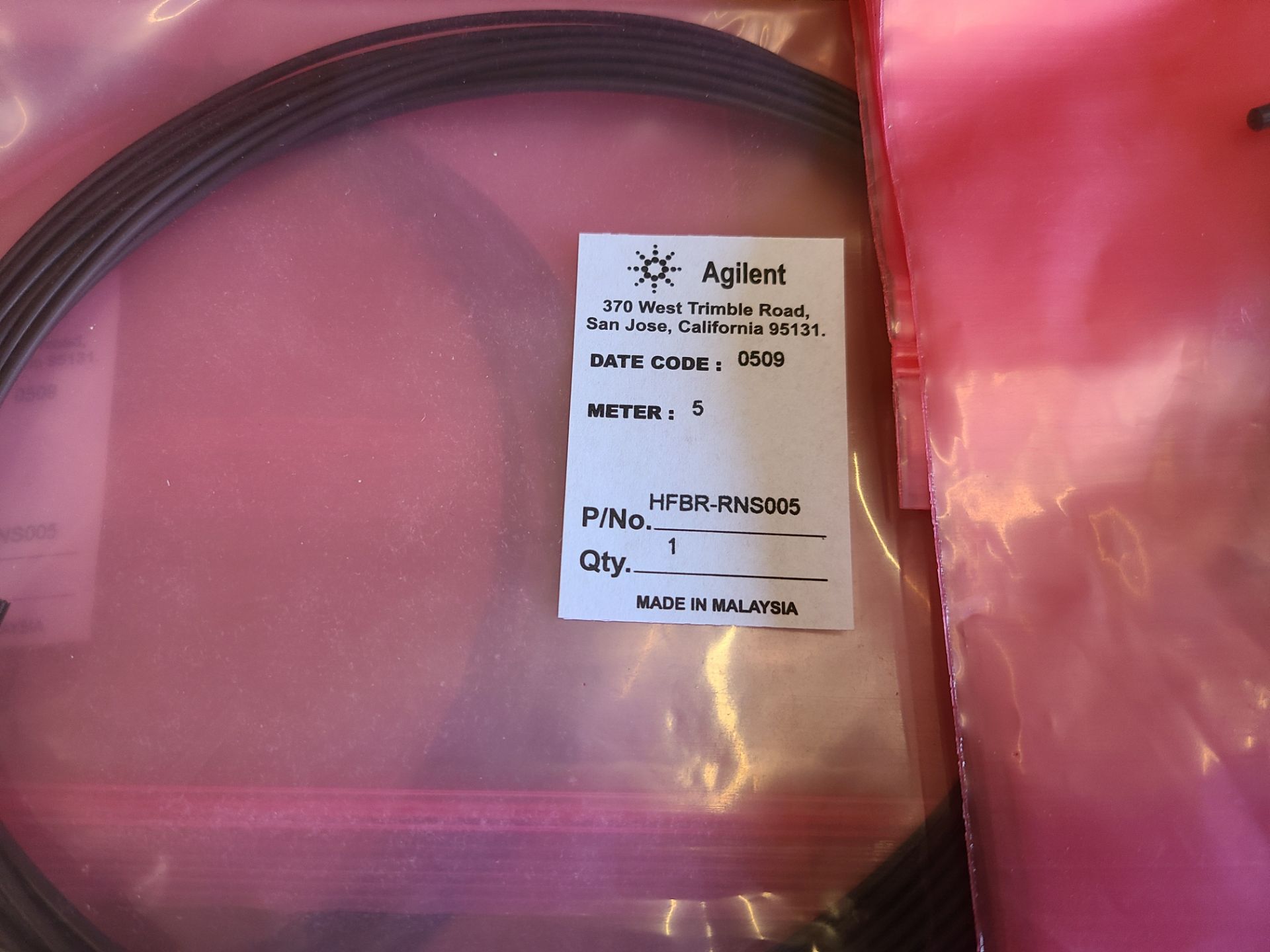 LOT OF NEW AGILENT FIBER OPTIC CABLES - Image 2 of 5