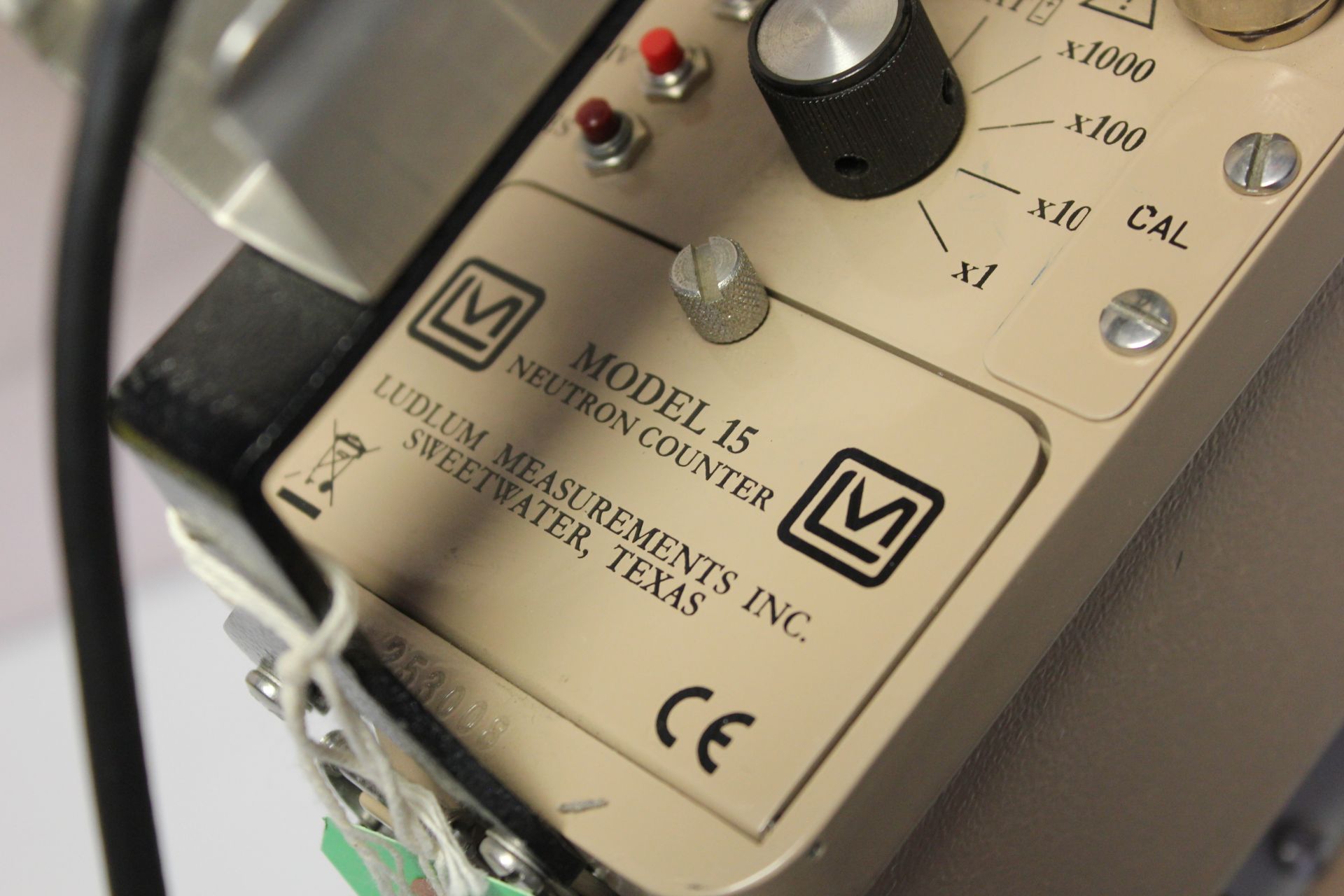 LUDLUM MODEL 15 NEUTRON COUNTER DETECTOR - Image 2 of 12