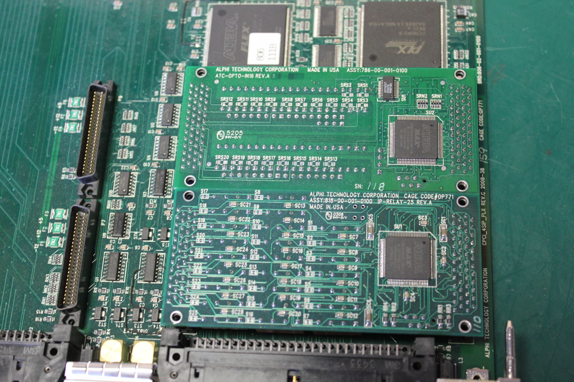 ALPHI CPCI-4SIP-PLX CARRIER W/2 INDUSTRIAL I/O PACK MODULES - Image 6 of 9