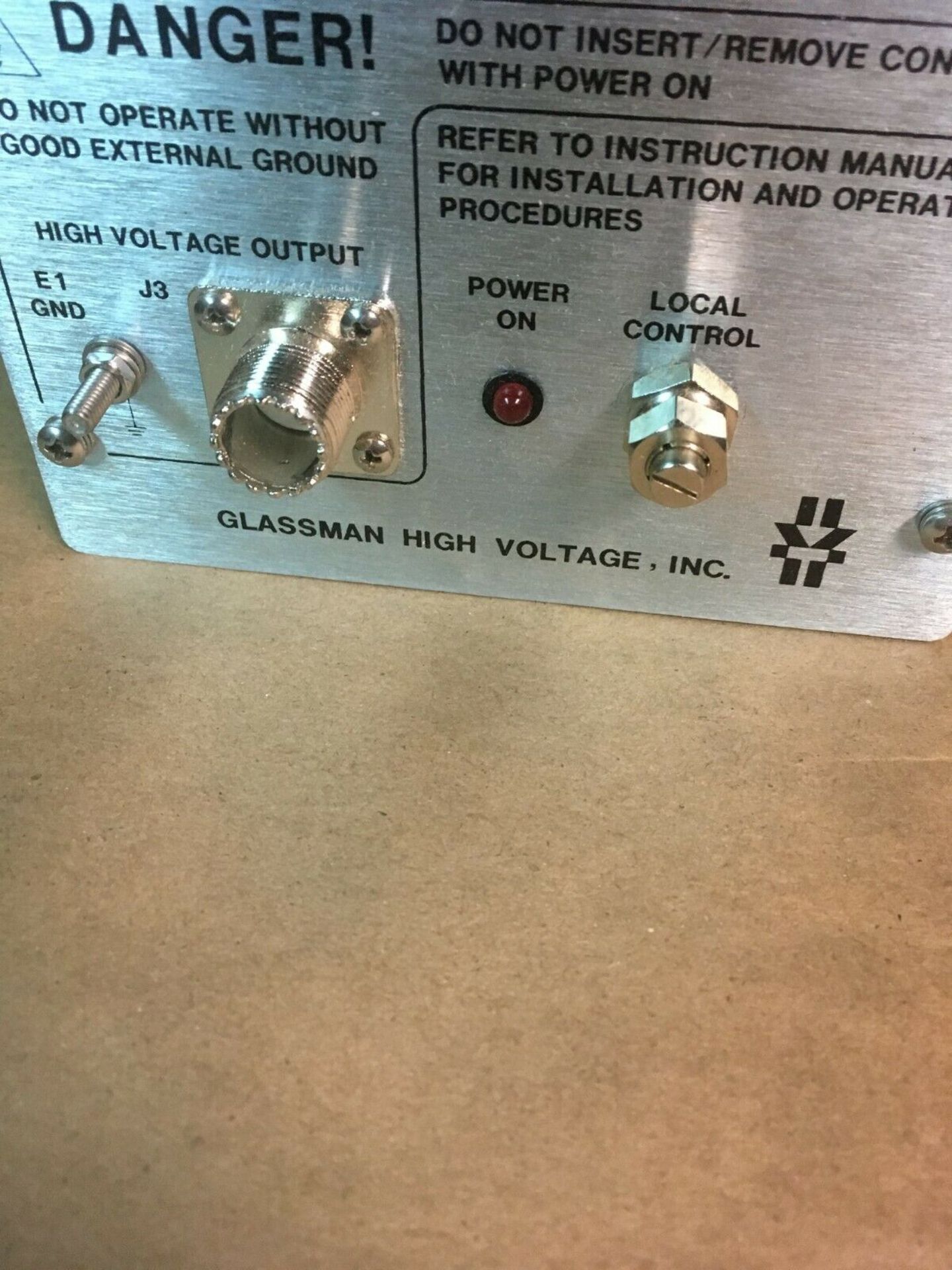 GLASSMAN HIGH VOLTAGE SERIES MK POWER SUPPLY - Image 2 of 3