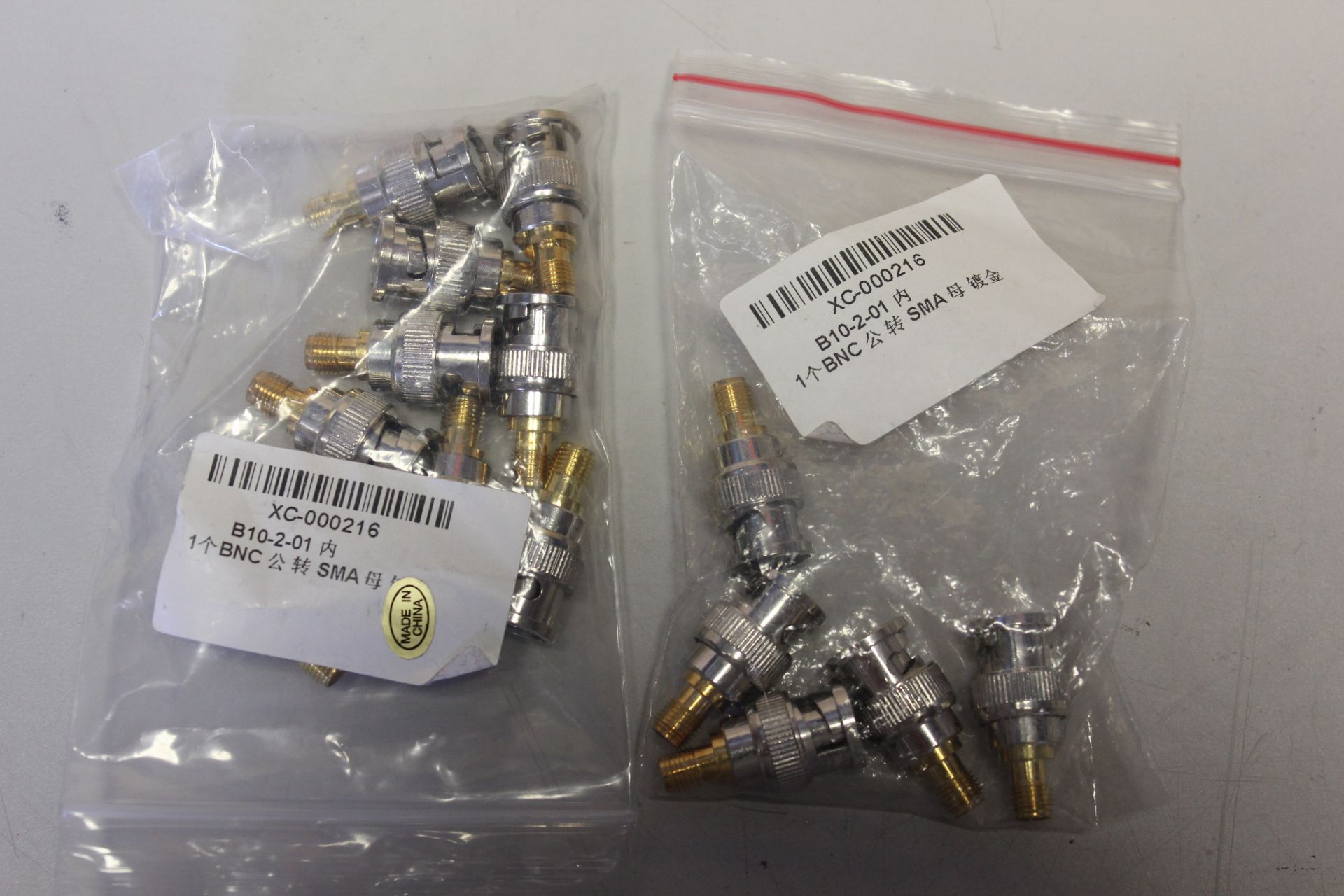 LOT OF NEW BNC TO SMA RF CONNECTOR ADAPTERS