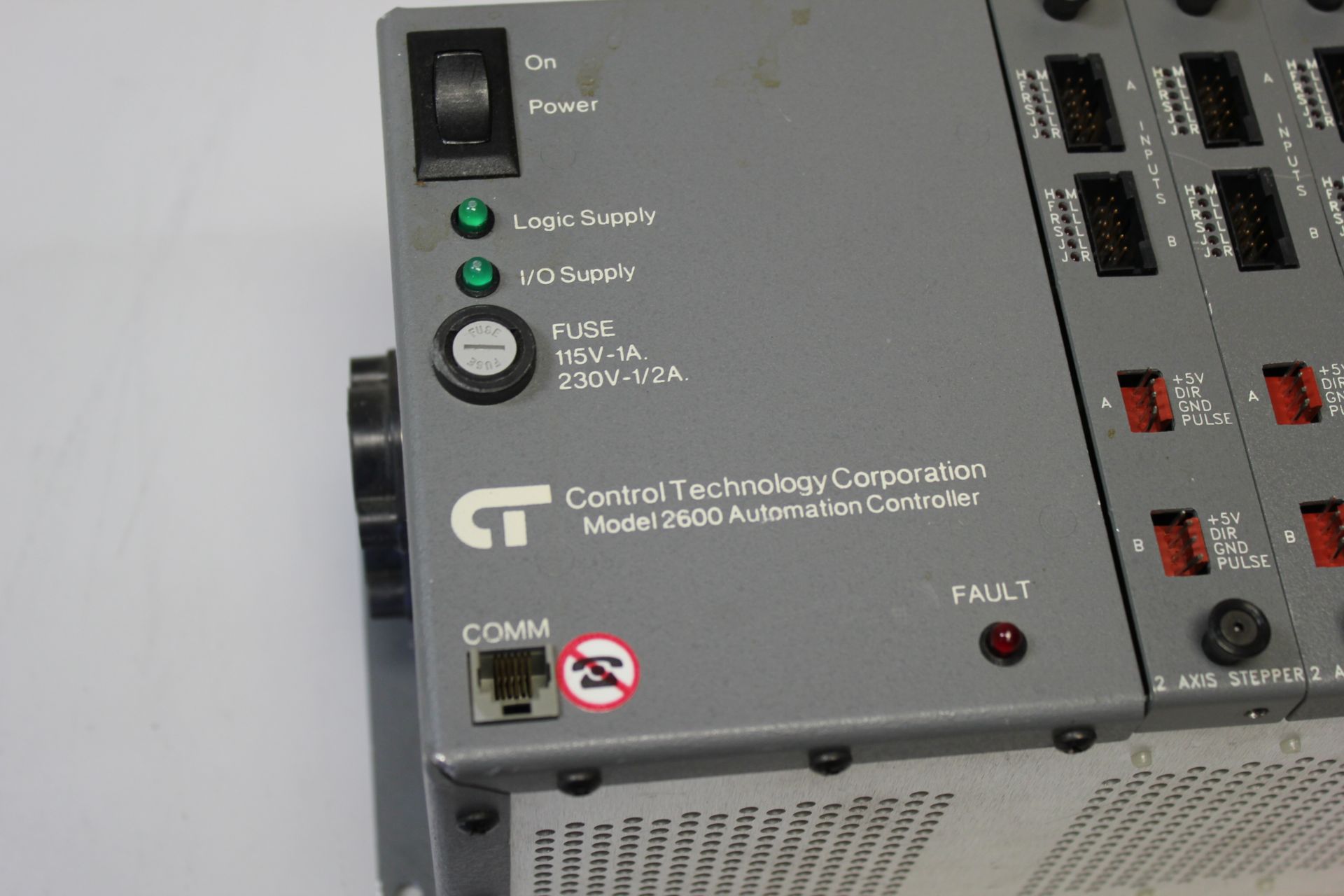 CONTROL TECHNOLOGY PLC RACK WITH 10 MODULES - Image 4 of 9