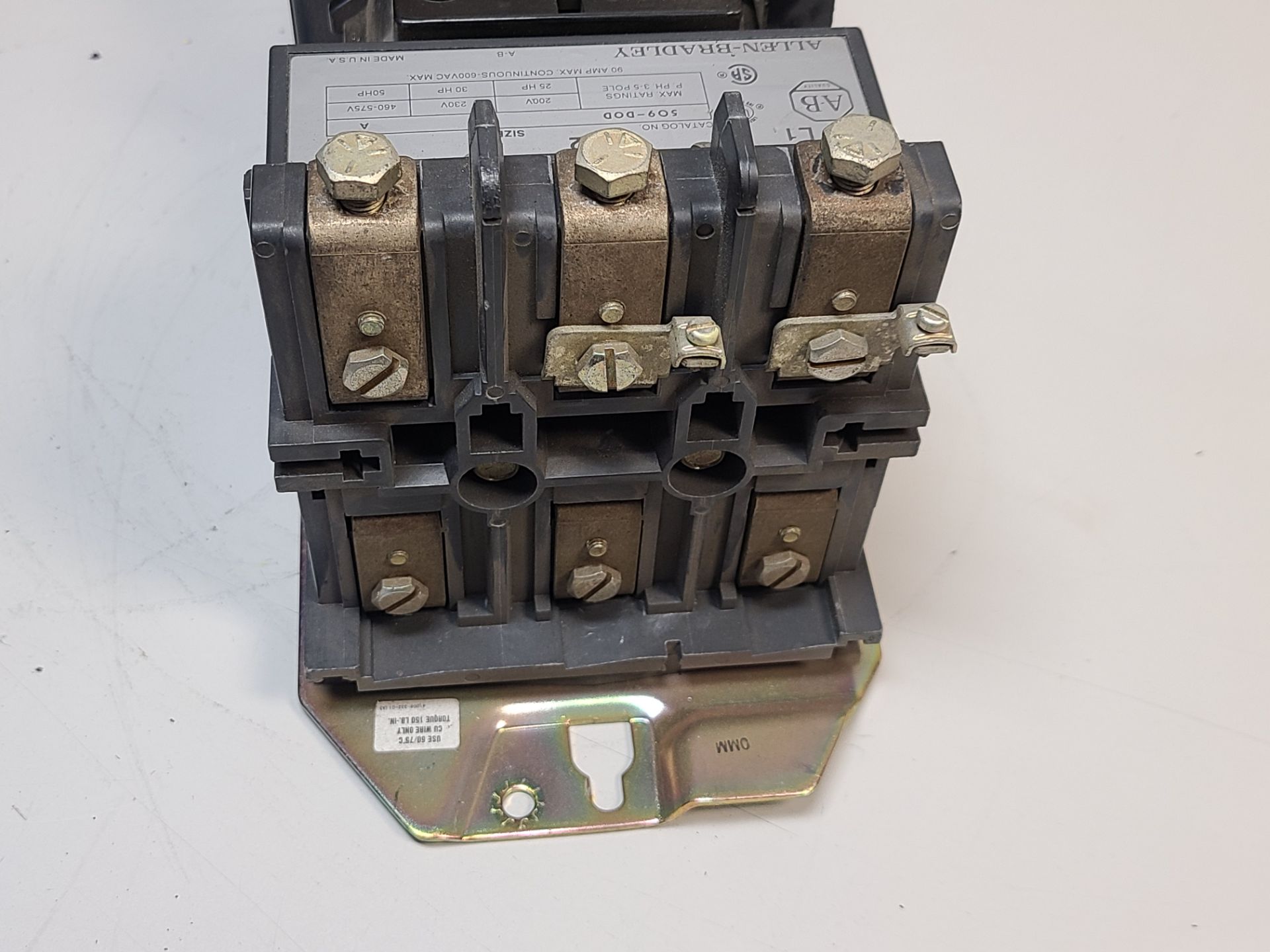 ALLEN BRADLEY STARTER WITH OVEROAD RELAY - Image 7 of 7