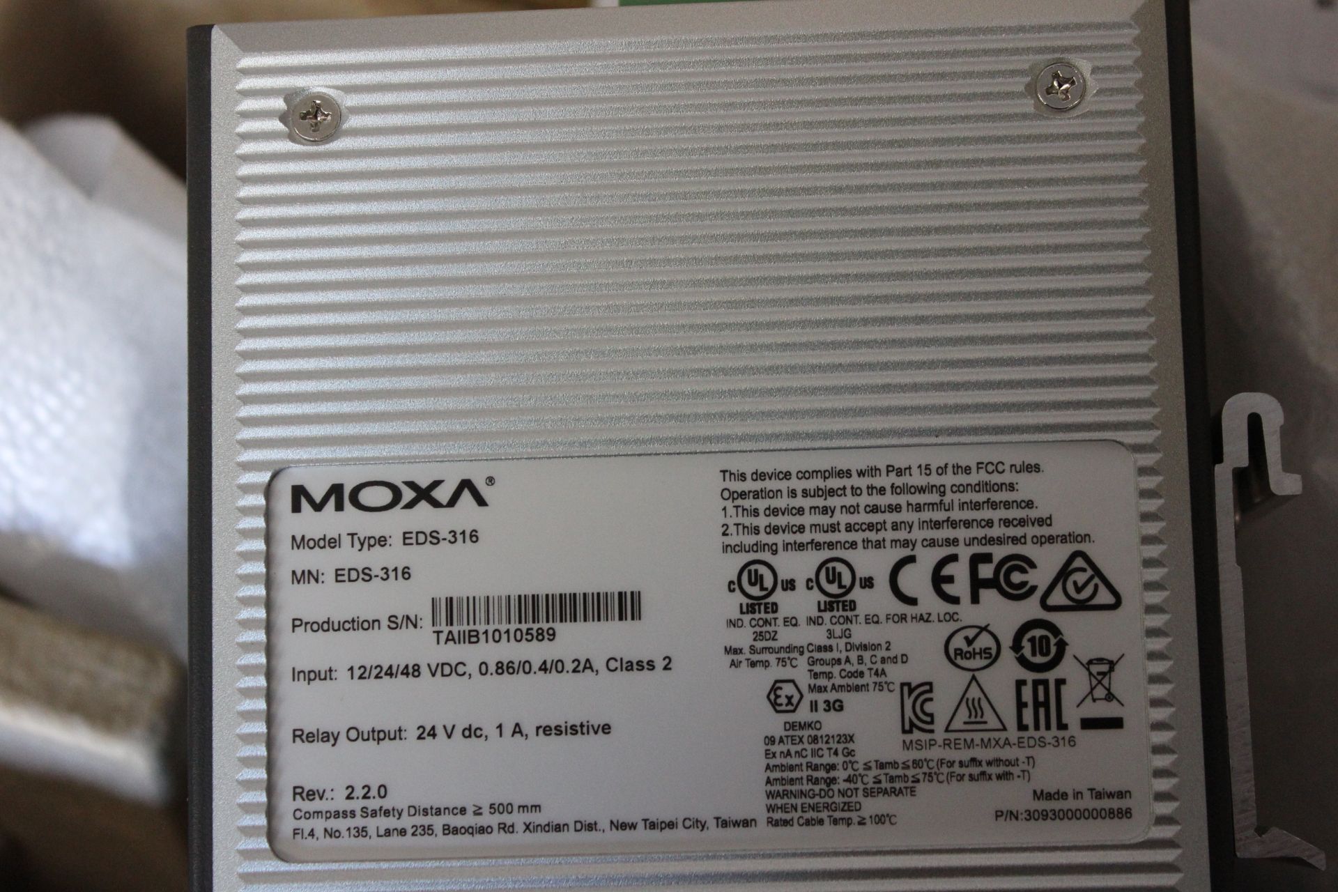 NEW MOXA INDUSTRIAL ETHERNET SWITCH - Image 5 of 5