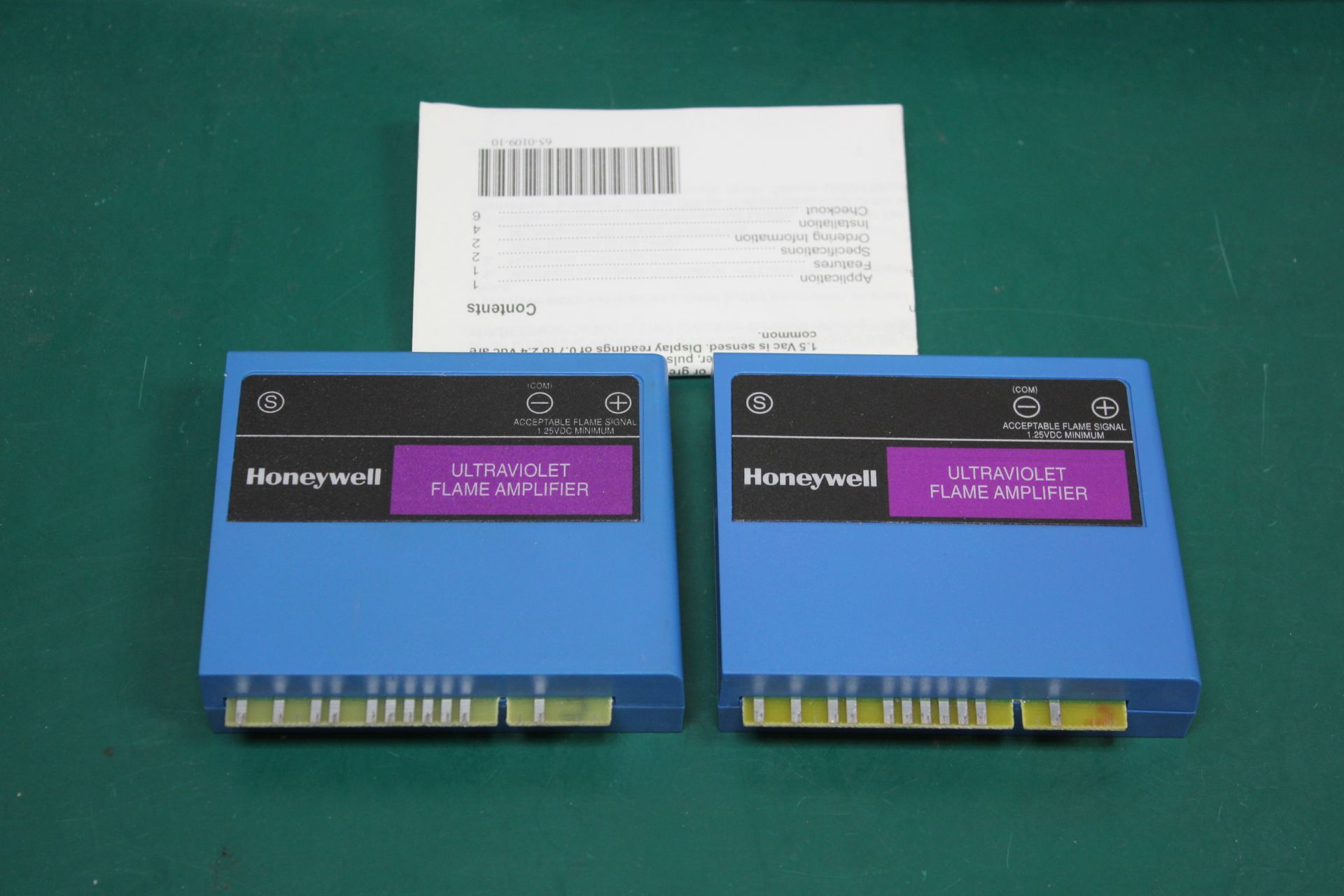 LOT OF 2 HONEYWELL ULTRAVIOLET FLAME AMPLIFIERS - Image 3 of 5