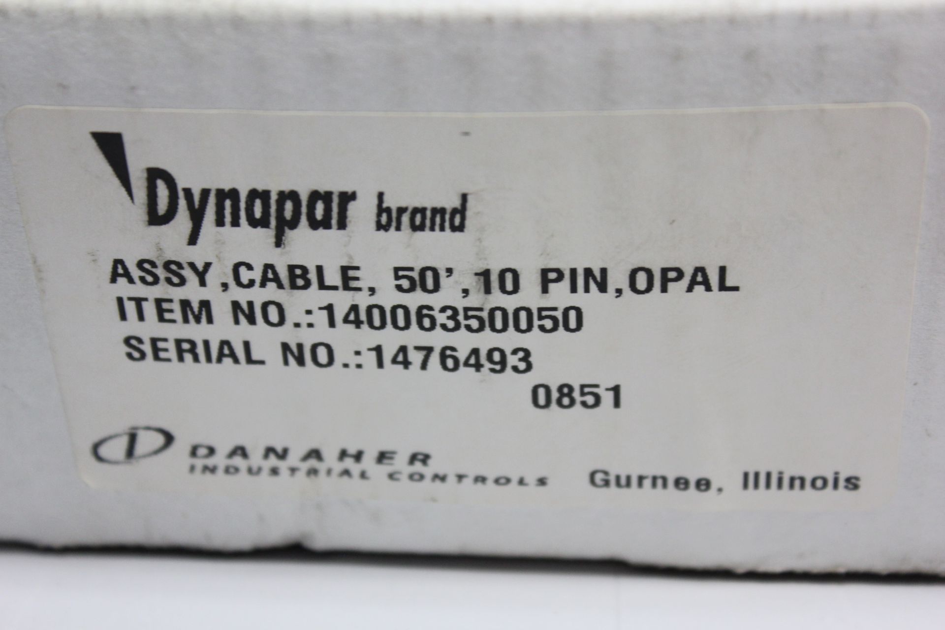 NEW DYNAPAR 50' 10 PIN CABLE ASSEMBLY - Image 2 of 4