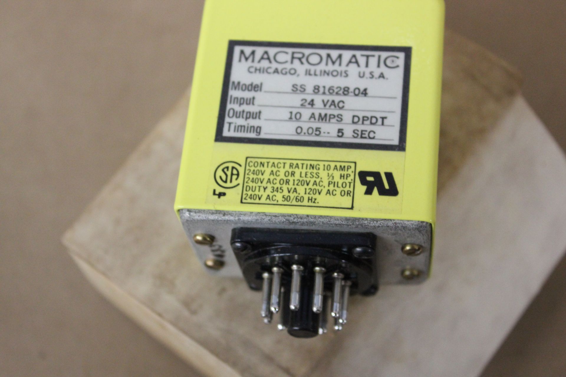 NEW MACROMATIC SOLID STATE TIME DELAY RELAY - Image 3 of 3