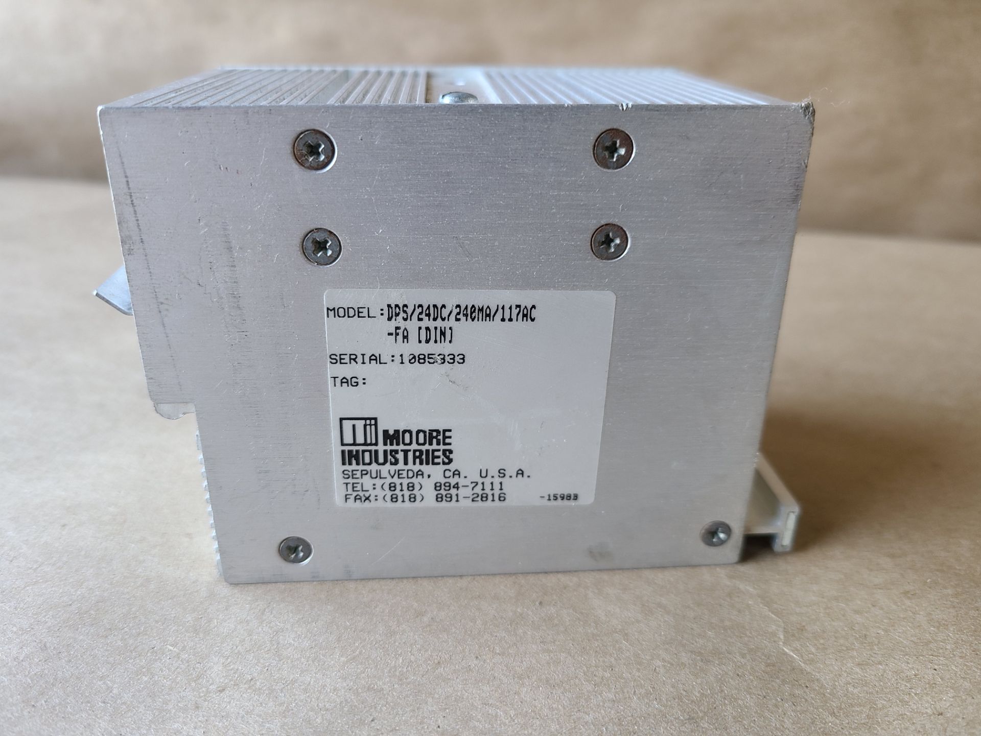 MOORE INDUSTRIES DPS POWER SUPPLY - Image 2 of 2