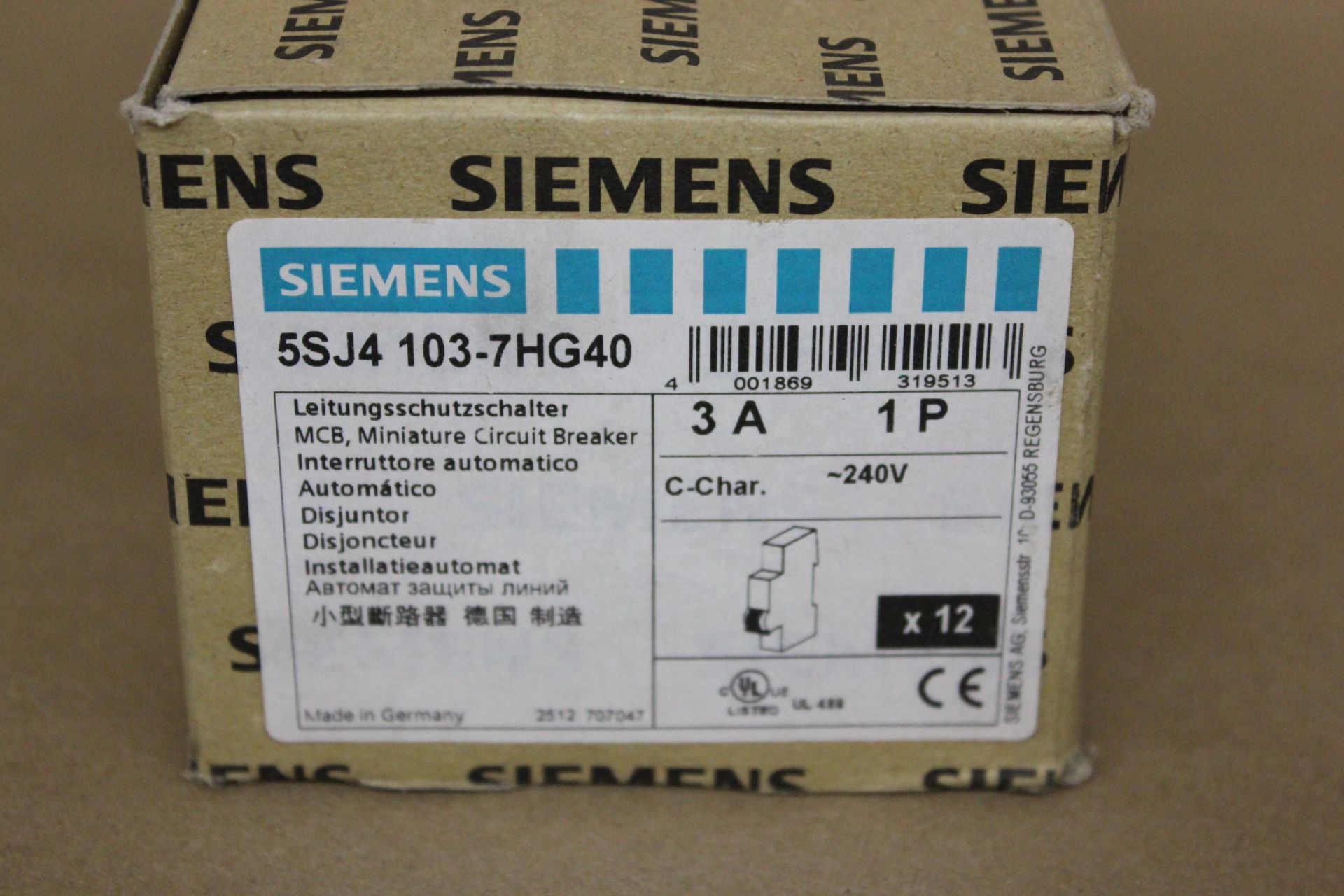 LOT OF NEW SIEMENS 3A 1P CIRCUIT BREAKERS - Image 2 of 4