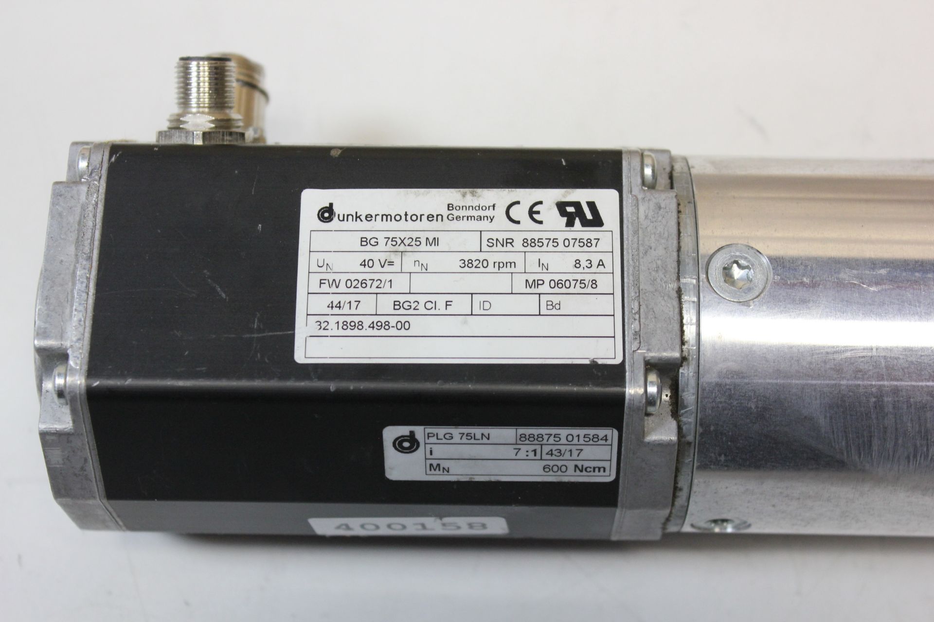 DUNKERMOTOREN BRUSHLESS DC MOTOR WITH GEARHEAD - Image 4 of 4