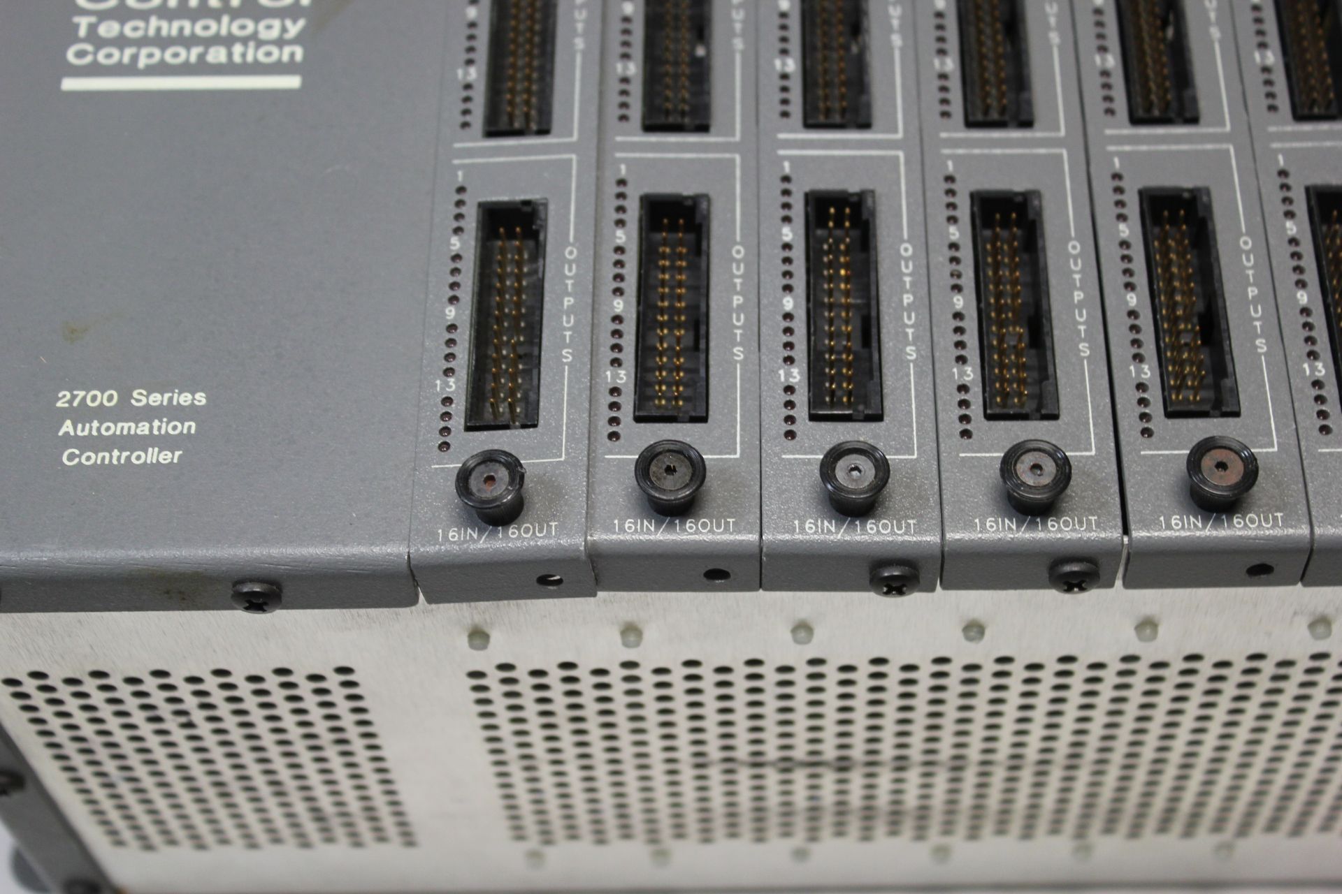 CONTROL TECHNOLOGY PLC RACK WITH 17 MODULES - Image 2 of 9