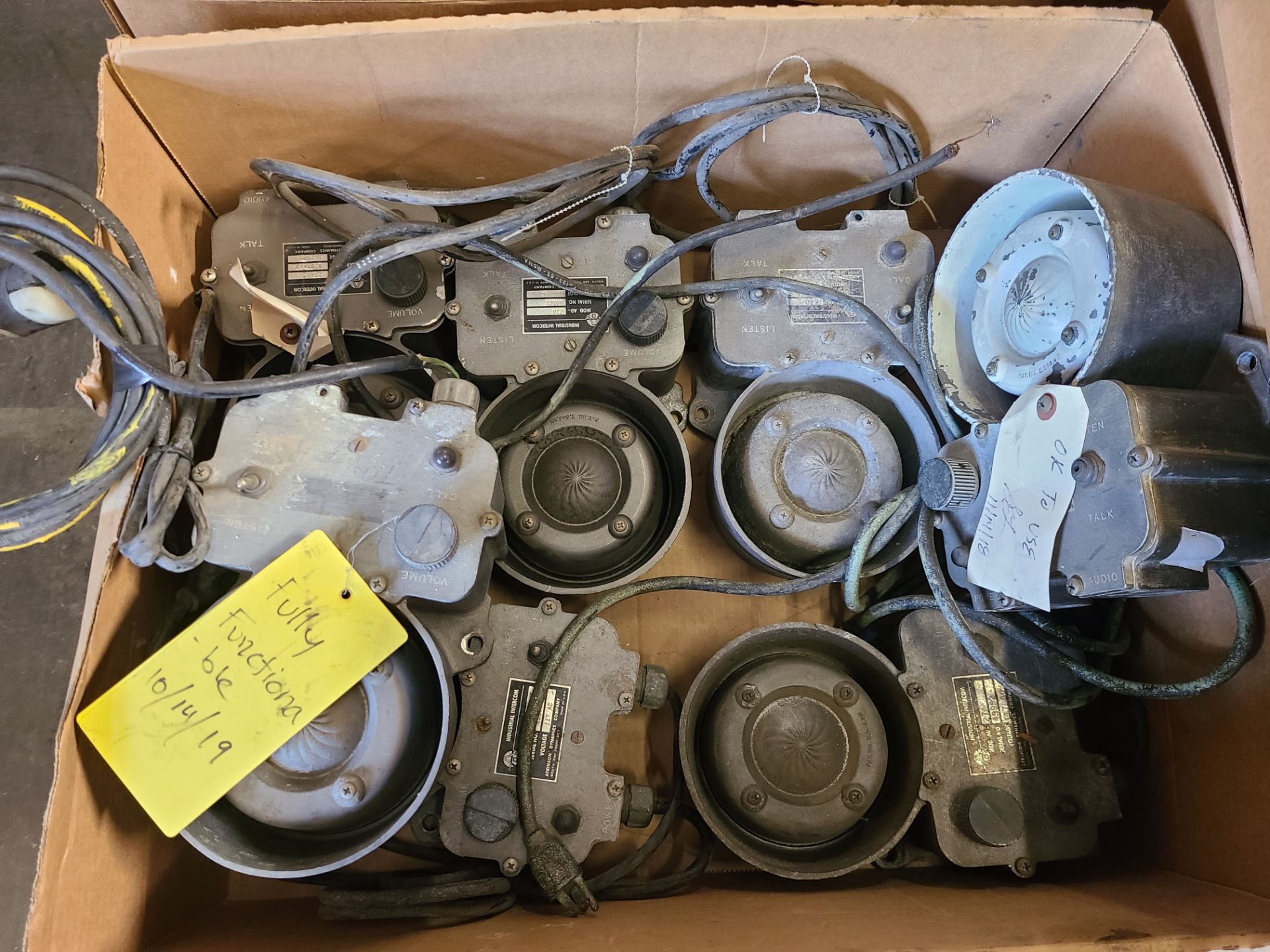 LOT OF ATKINSON DYNAMICS INDUSTRIAL INTERCOMS