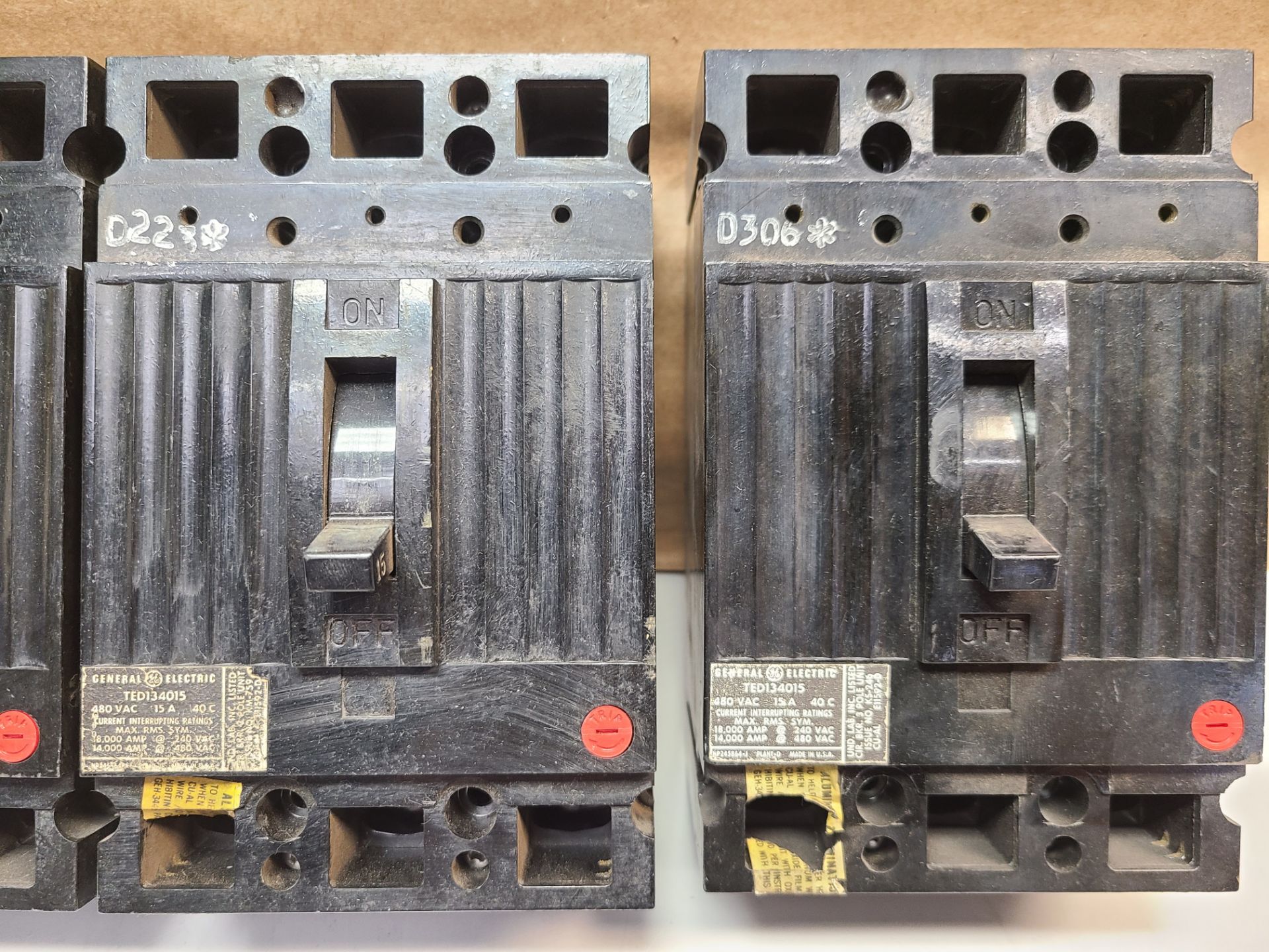 LOT OF GE INDUSTRIAL CIRCUIT BREAKERS - Image 3 of 7