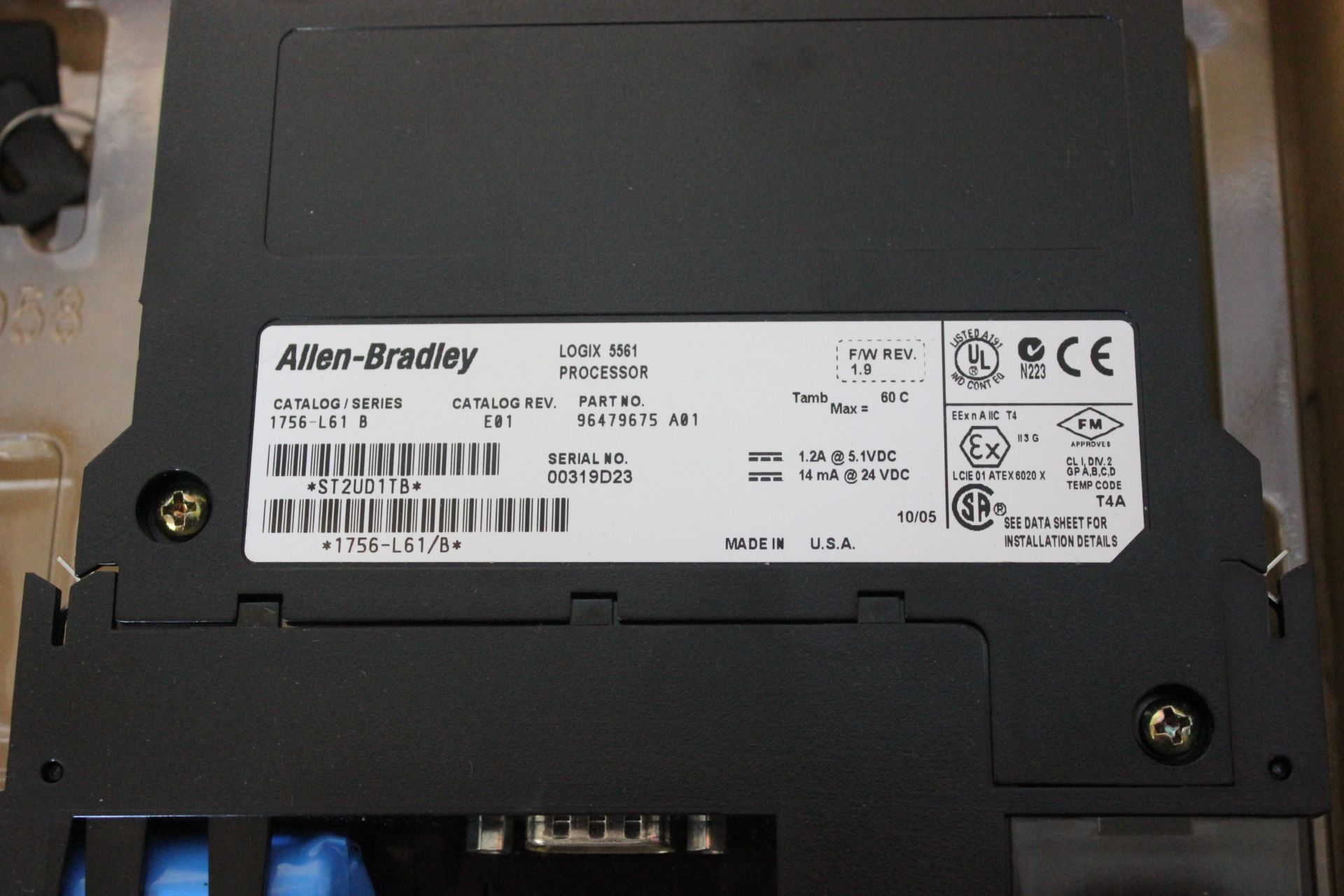 ALLEN BRADLEY PLC CPU PROCESSOR - Image 4 of 5