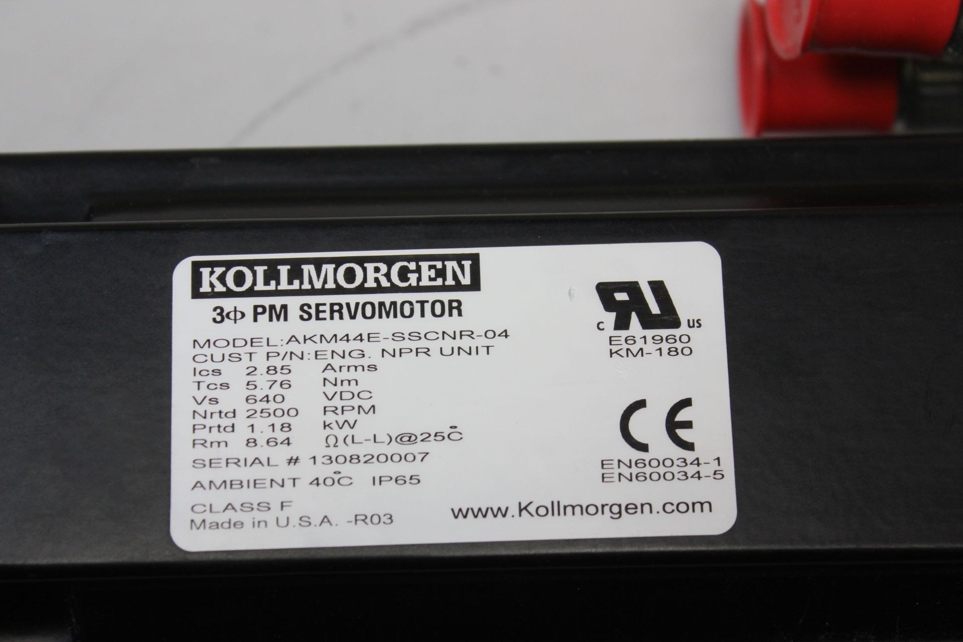 KOLLMORGEN PM SERVO MOTOR - Image 6 of 6