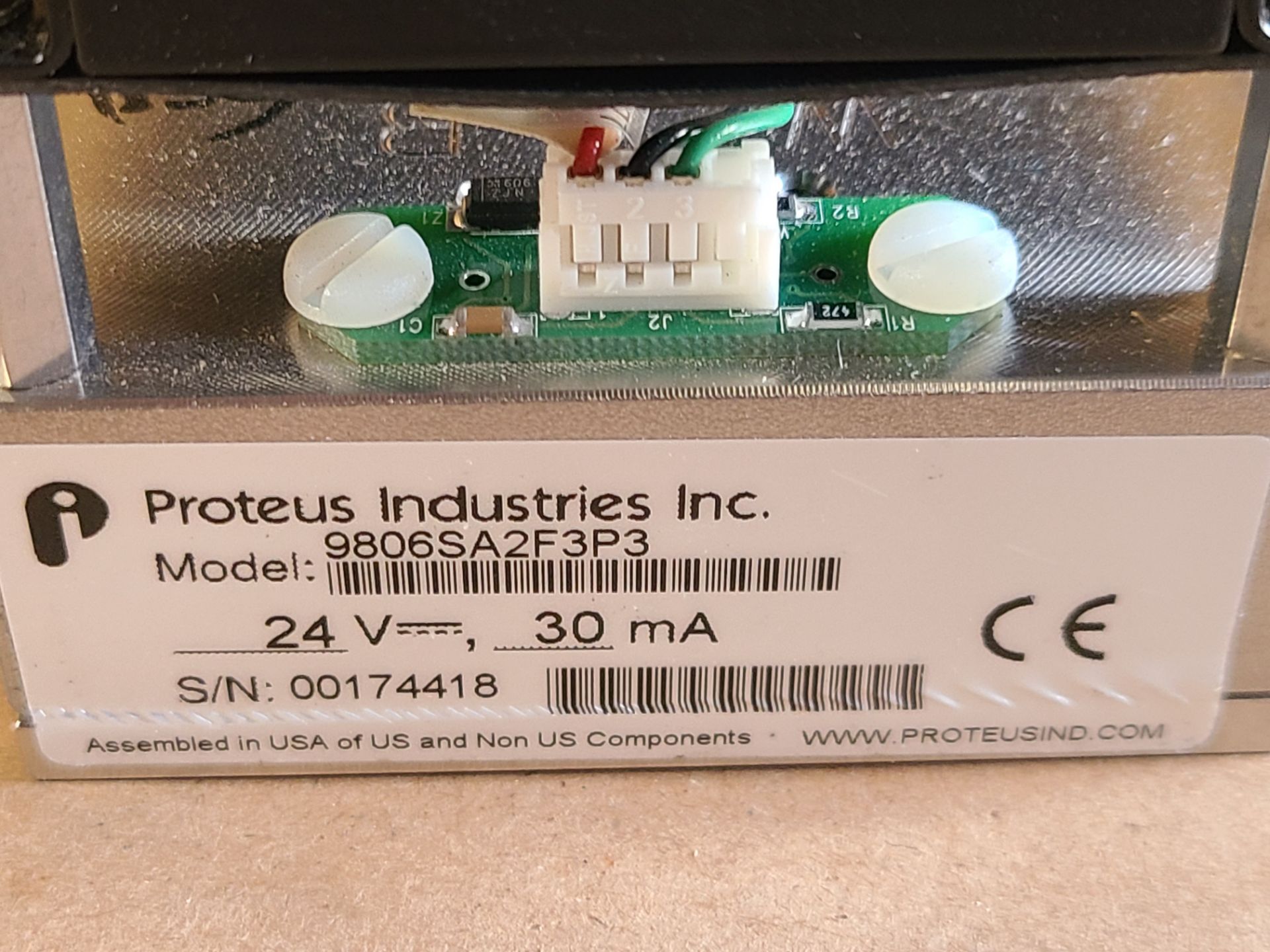 PROTEUS FLOW METER 9806SA2F3P3 - Image 2 of 5