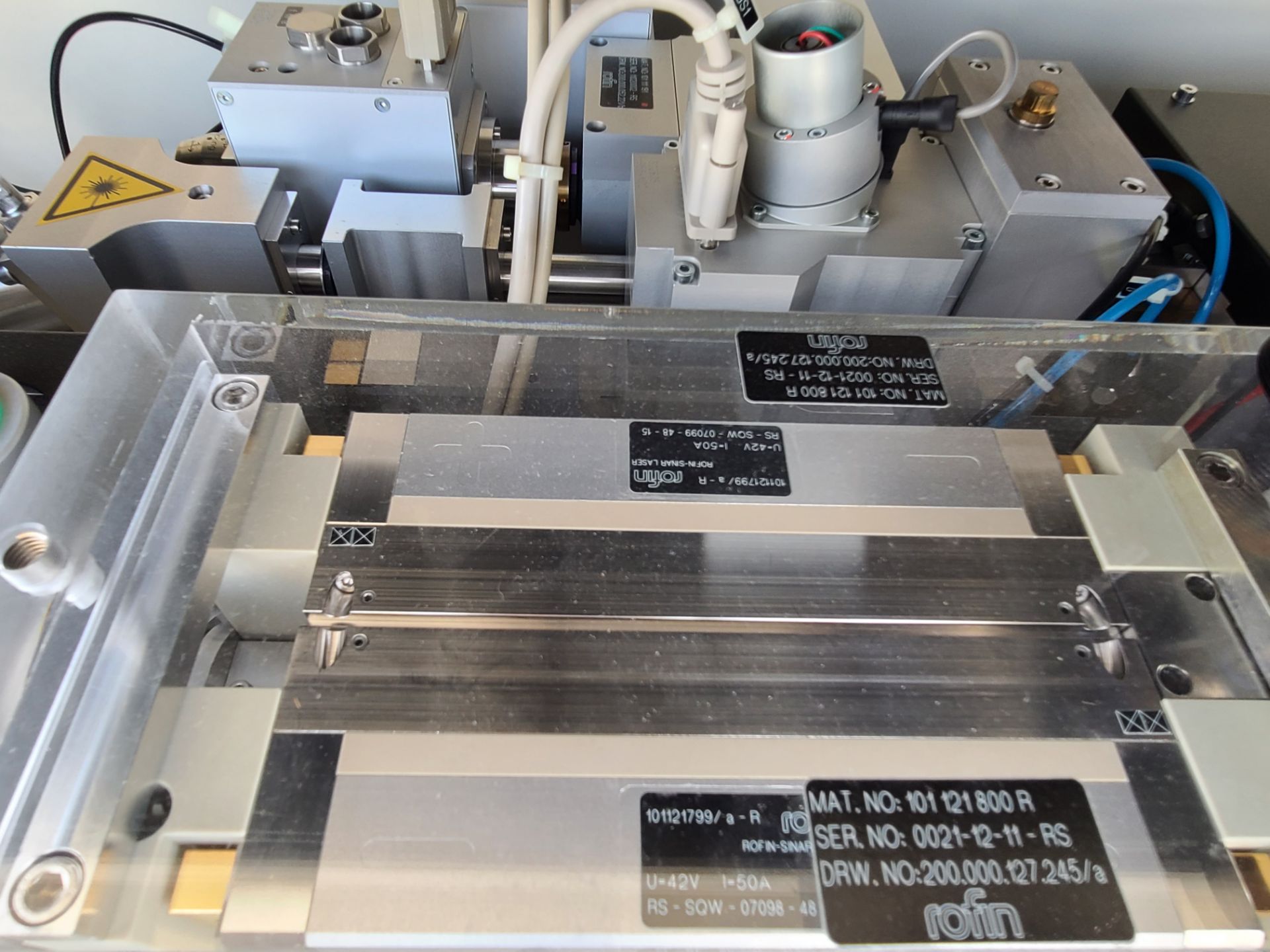 ROFIN SINAR DQ X80 DIODE PUMPED SOLID STATE LASER EDGE DELETION YAG SYSTEM - Image 39 of 84