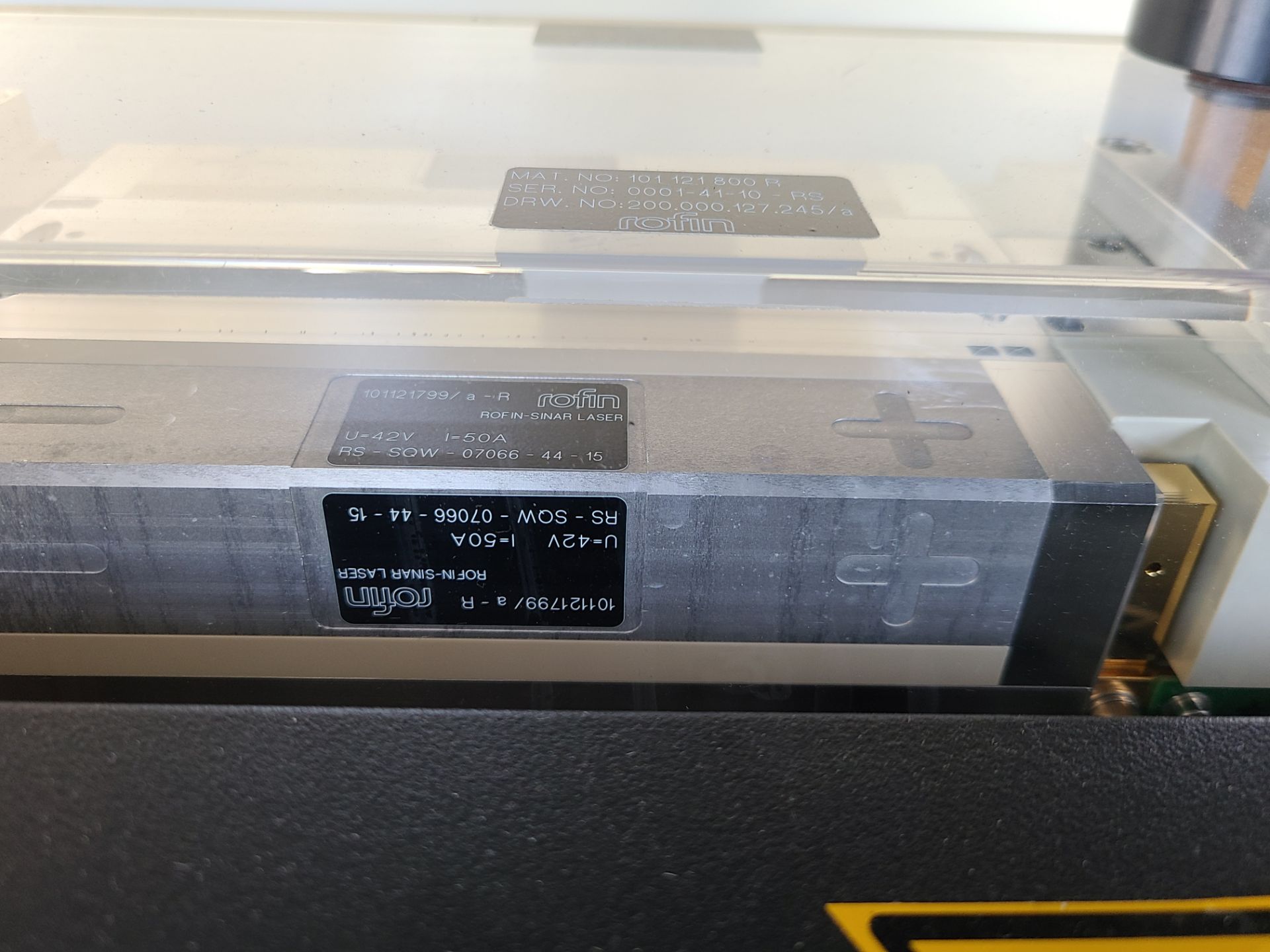 ROFIN SINAR DQ X80 DIODE PUMPED SOLID STATE LASER EDGE DELETION YAG SYSTEM - Image 46 of 84