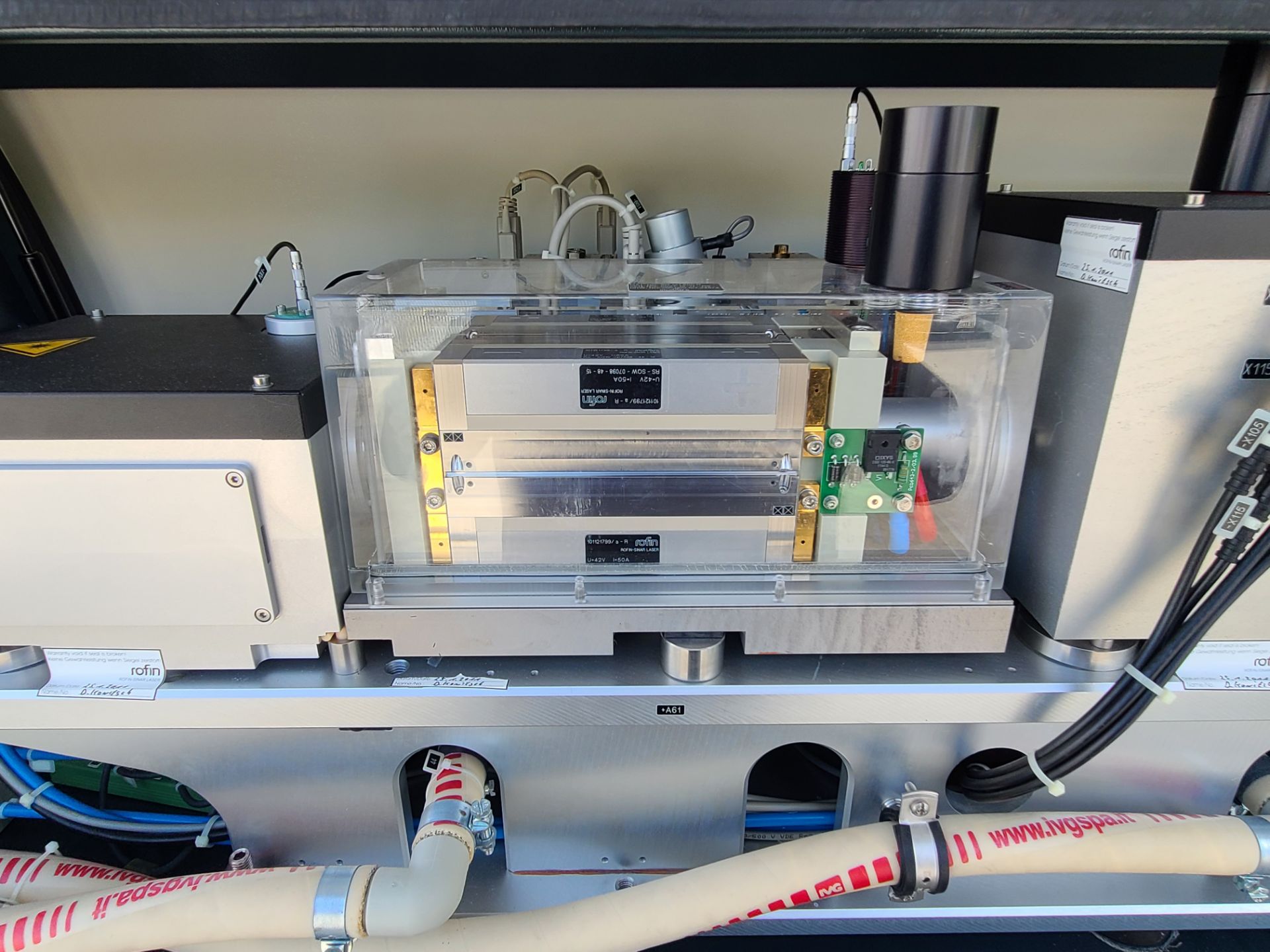 ROFIN SINAR DQ X80 DIODE PUMPED SOLID STATE LASER EDGE DELETION YAG SYSTEM - Image 36 of 84