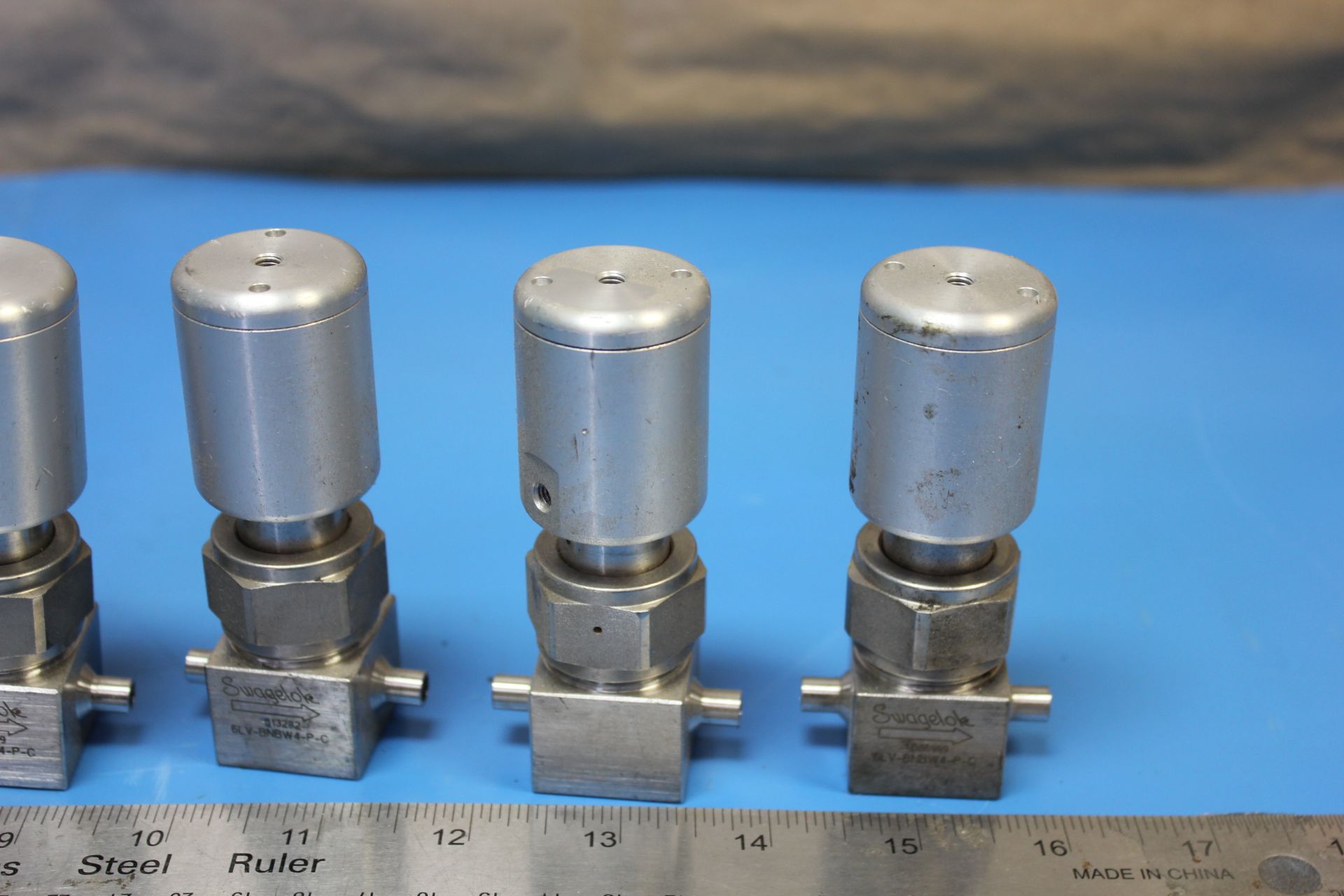 LOT OF 7 SWAGELOK VALVES 6LV-BNBW4-P-C - Image 5 of 5