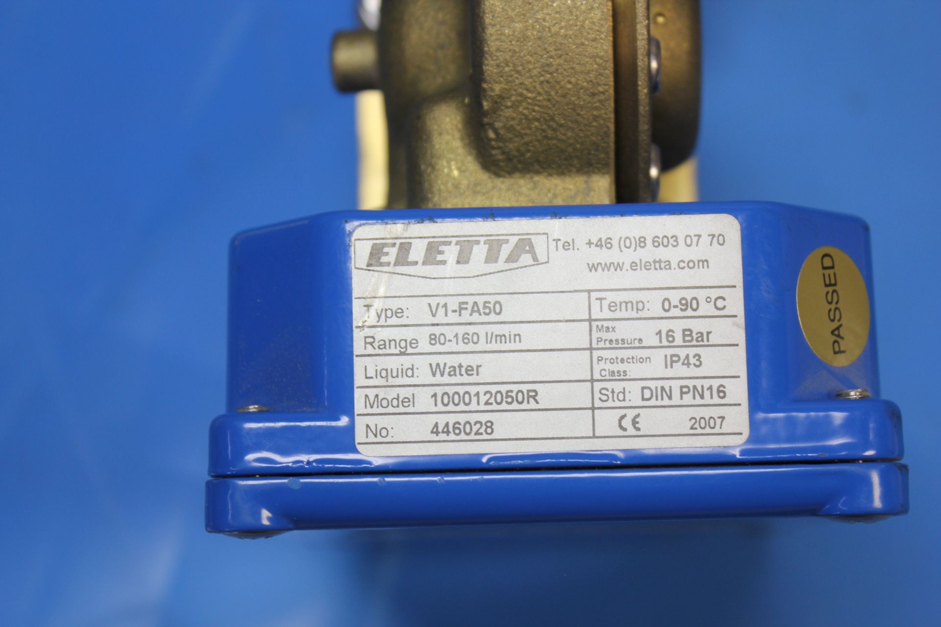 UNUSED ELETTA V1-FA50 FLOW MONITOR - Image 3 of 6