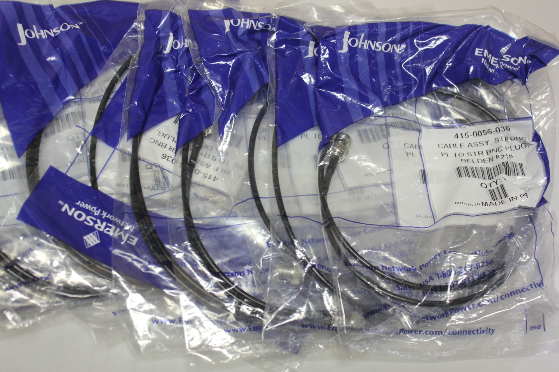 LOT OF NEW JOHNSON BNC RF CABLE ASSEMBLIES - Image 3 of 6