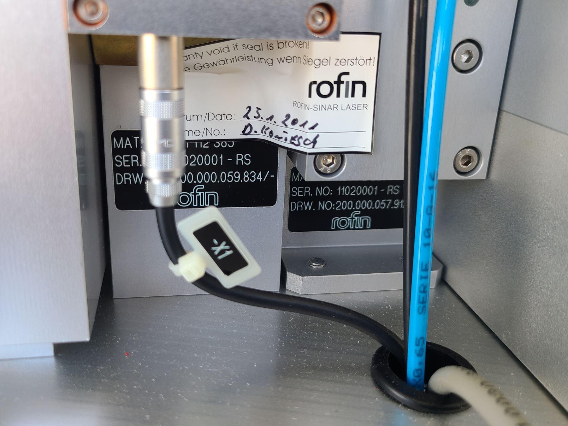 ROFIN SINAR DQ X80 DIODE PUMPED SOLID STATE LASER EDGE DELETION YAG SYSTEM - Image 25 of 84