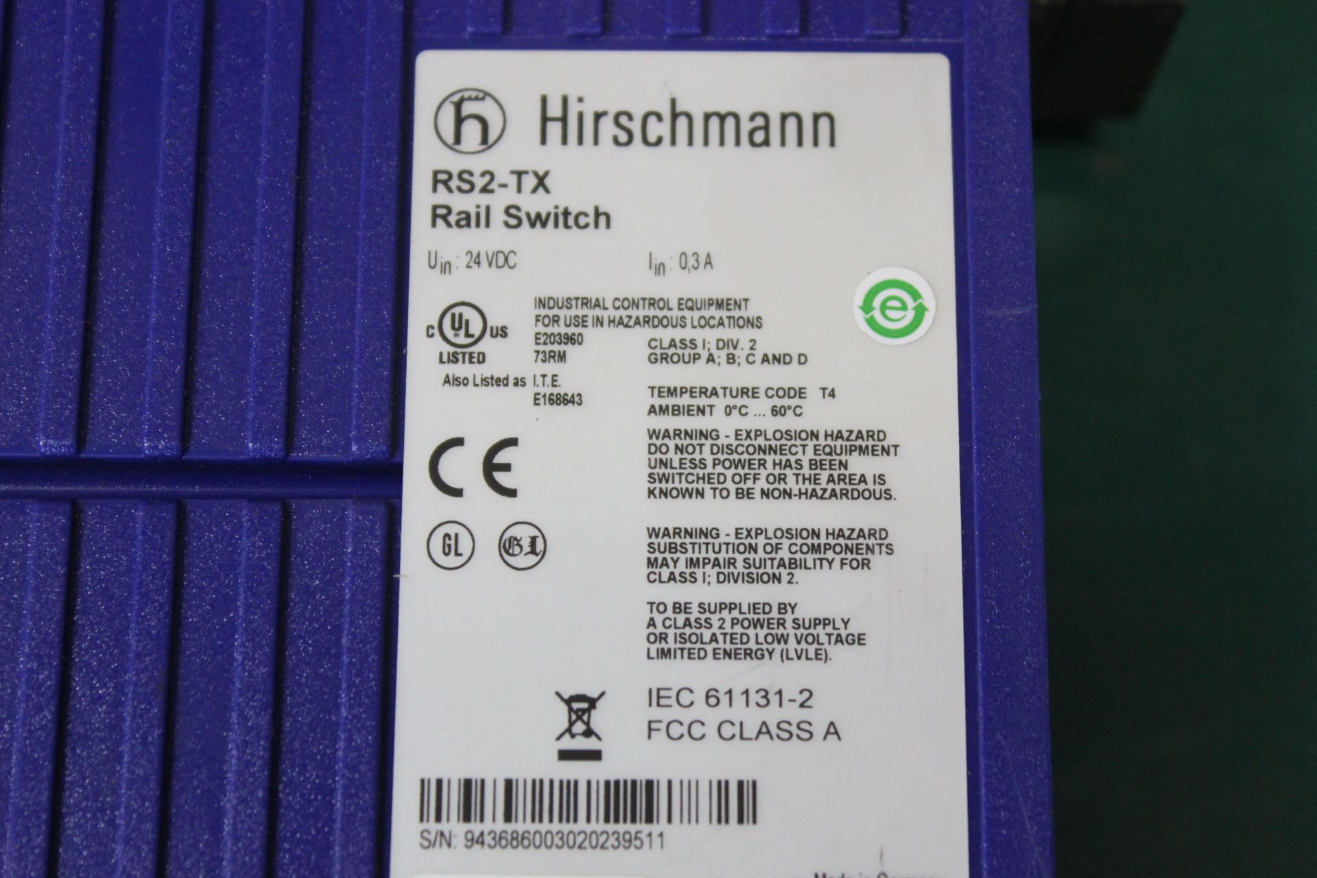 LOT OF 4 HIRSCHMANN RAIL SWITCHES - Image 3 of 3