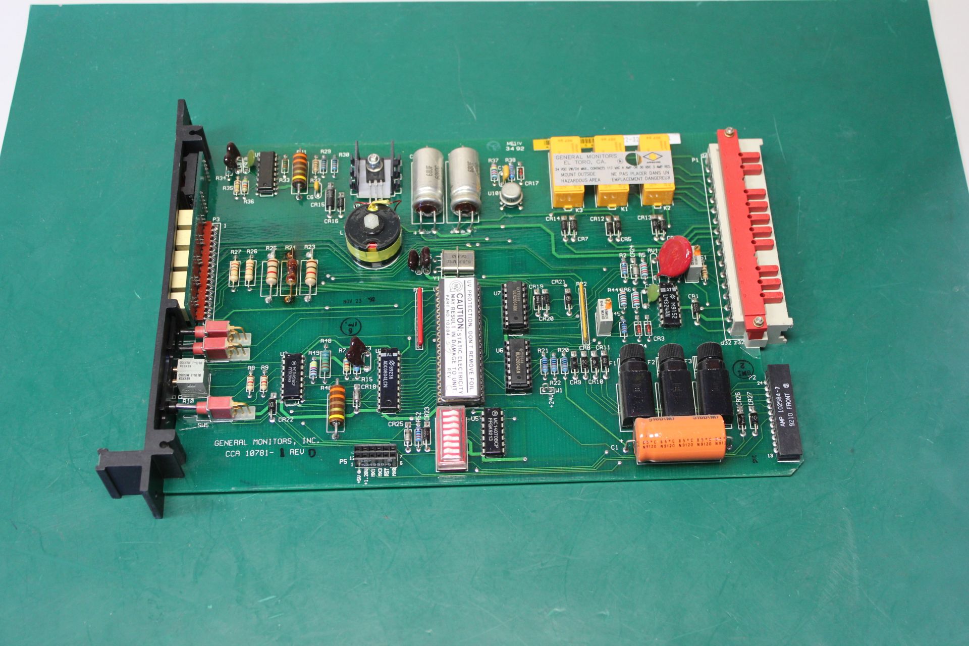 GENERAL MONITORS O2 GAS TRIP AMPLIFIER MODULE