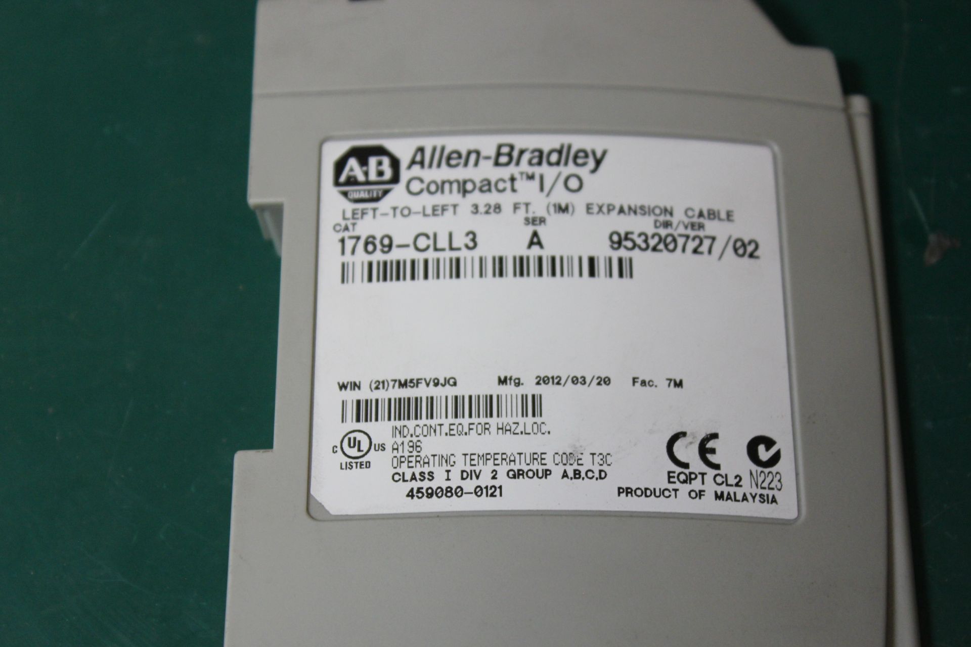 ALLEN BRADLEY COMPACT I/O EXPANSION CABLE - Image 2 of 2