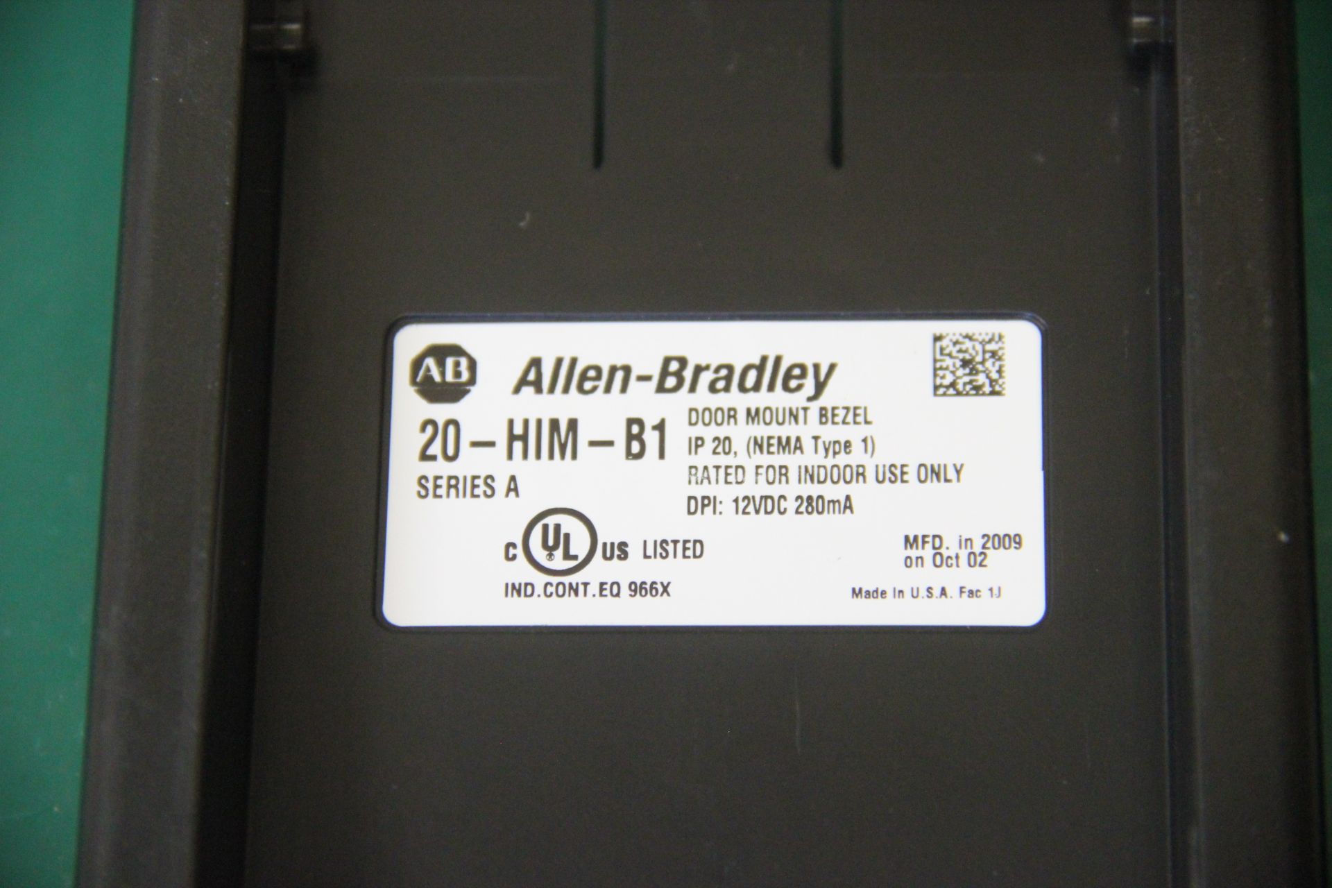 ALLEN BRADLEY AC DRIVE DOOR MOUNT BEZEL & KEYPAD - Image 3 of 4