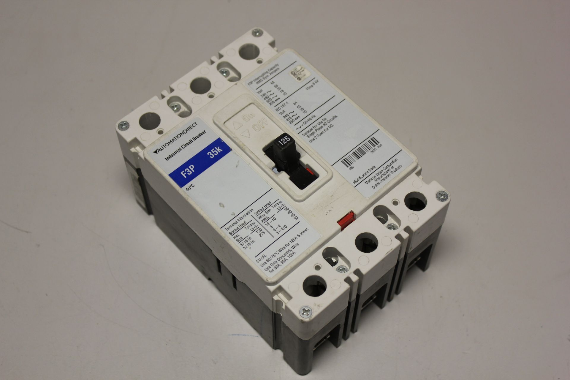 AUTOMATION DIRECT CIRCUIT BREAKER