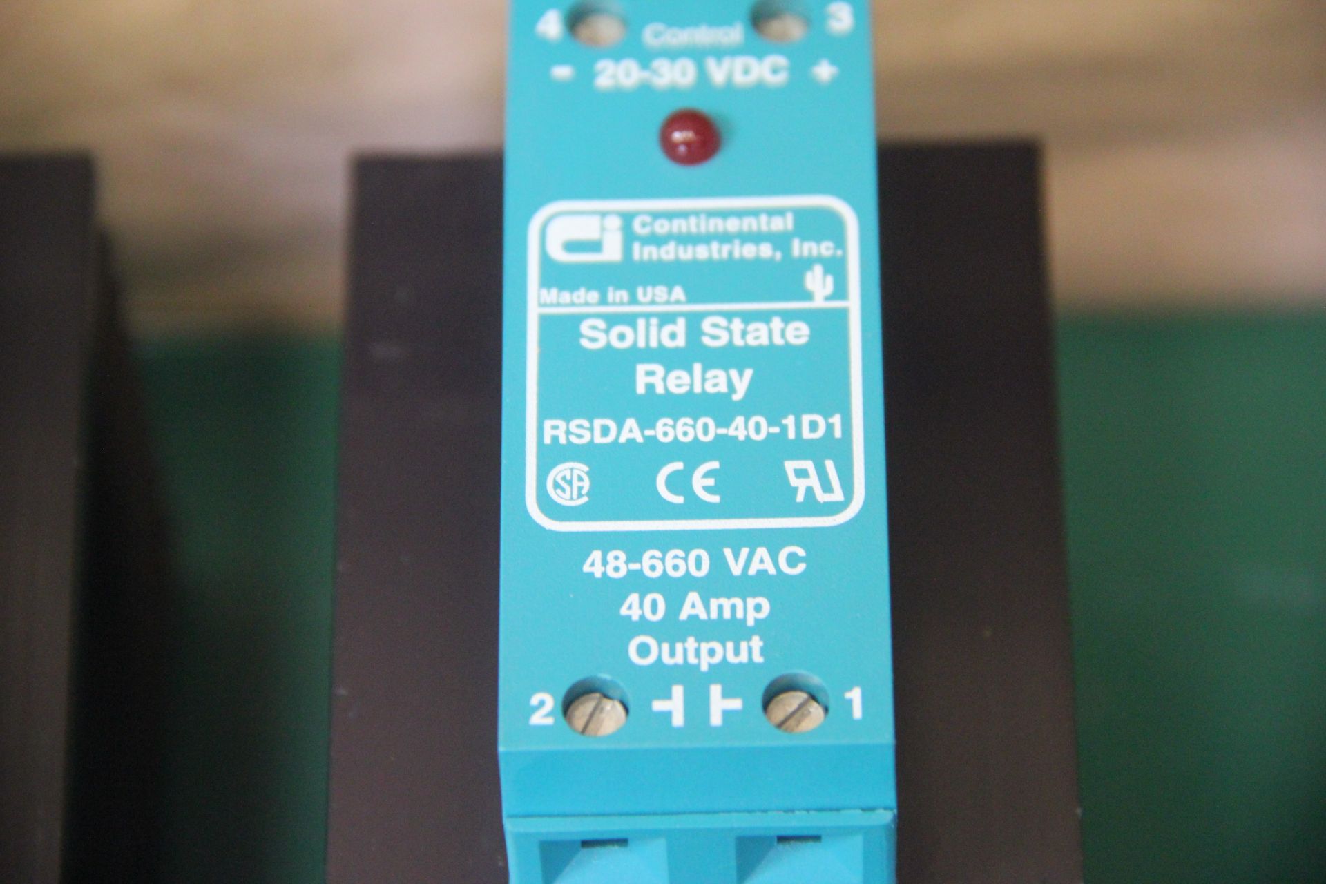 CONTINENTAL INDUSTRIES SOLID STATE RELAYS - Image 2 of 2