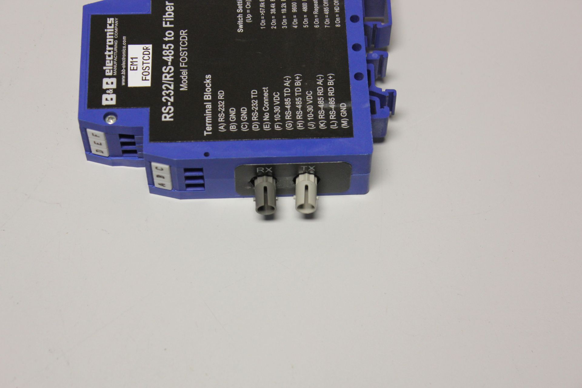 B&B RS232/484 TO FIBER CONVERTER - Image 3 of 4