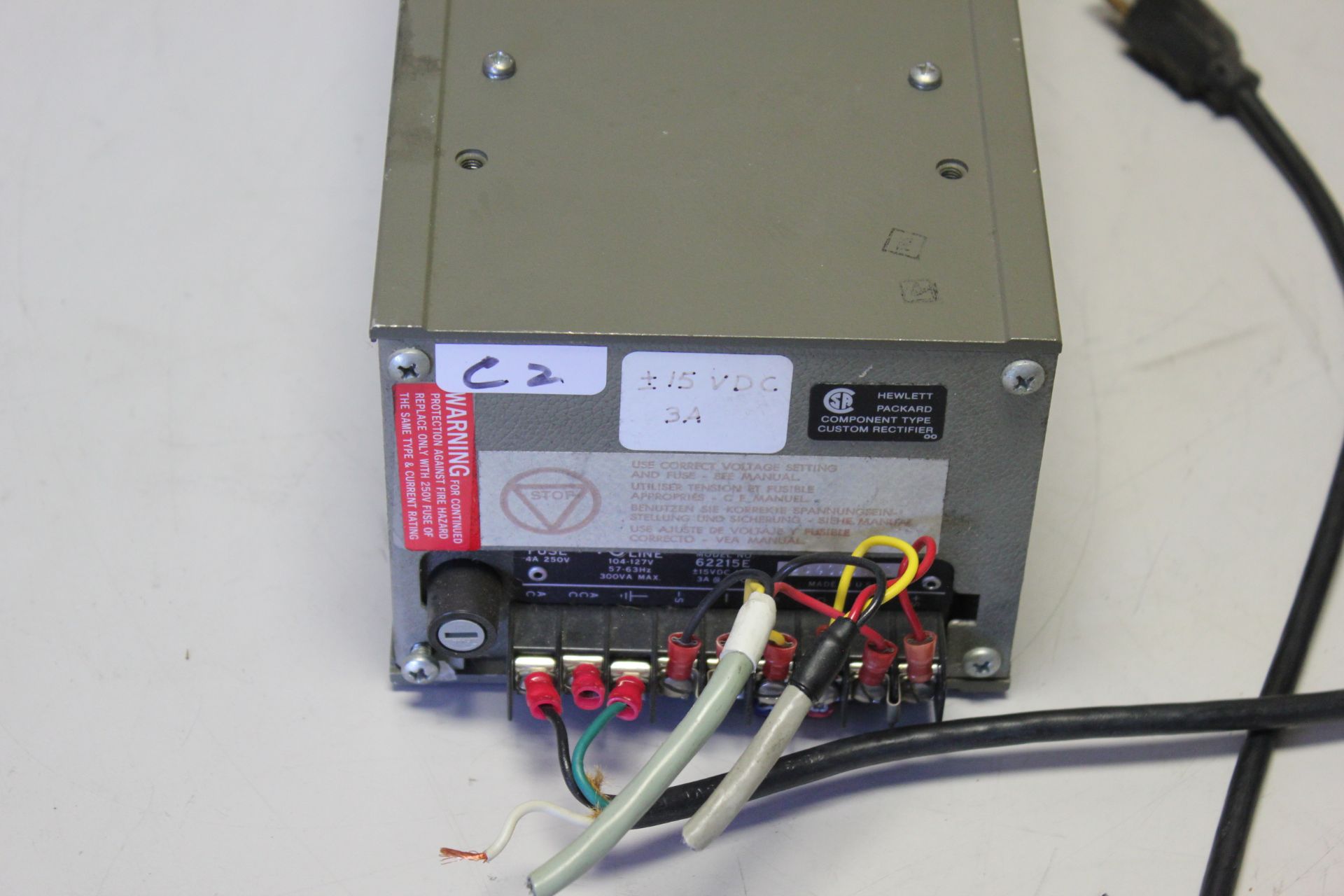 HP POWER SUPPLY MODEL 62215E - Image 3 of 4