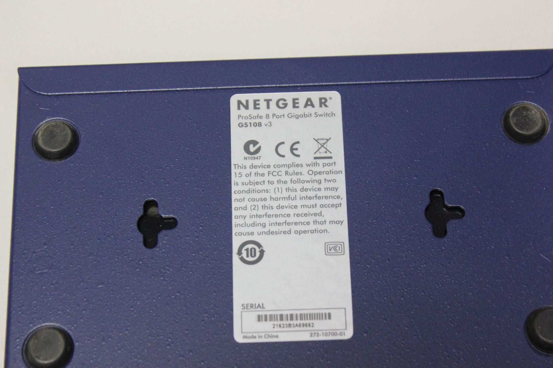 NETGEAR PROSAFE 16 PORT SWITCH - Image 5 of 6