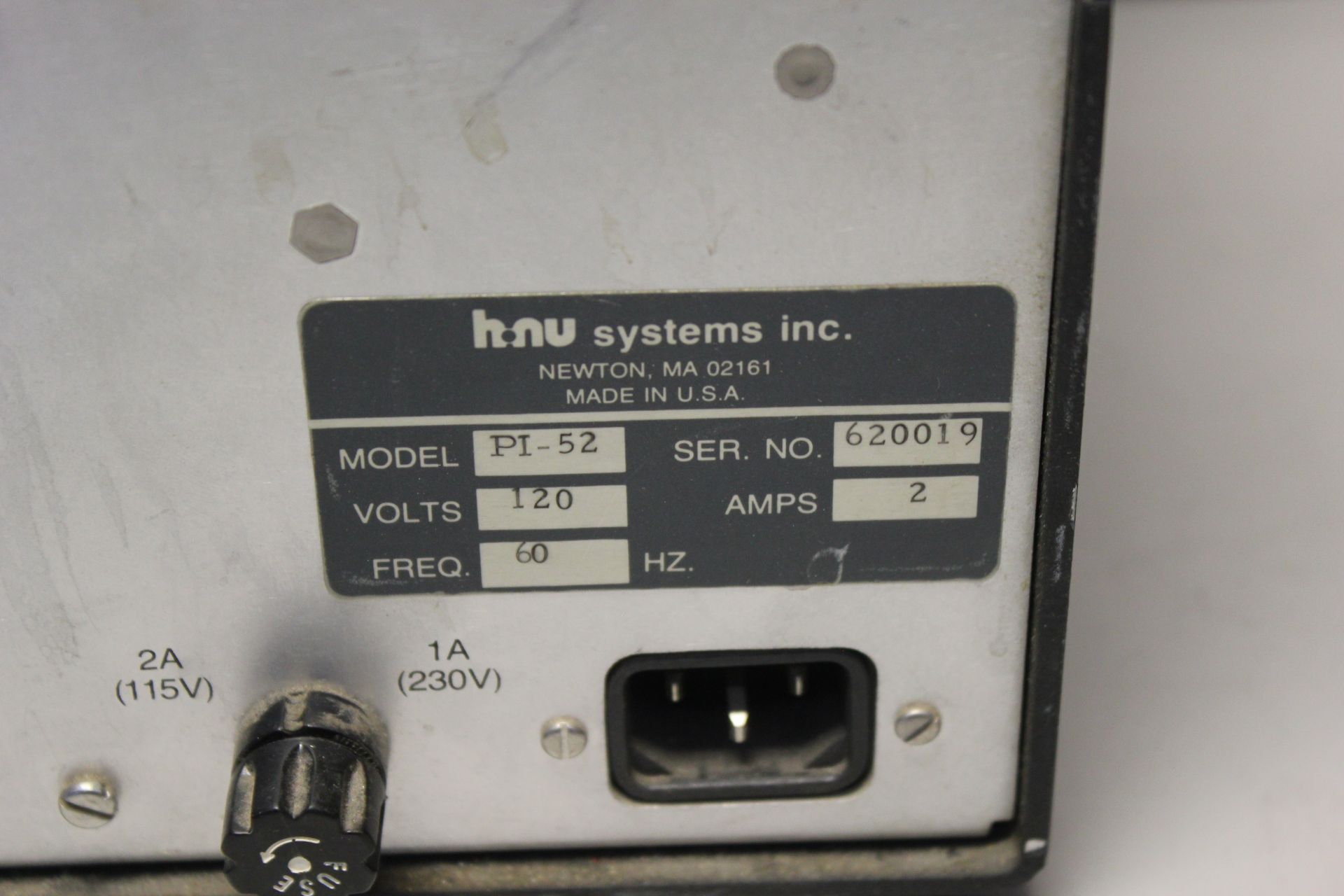 NHU POWER SUPPLY/ ELECTROMETER MODEL PLP-52 - Image 7 of 7