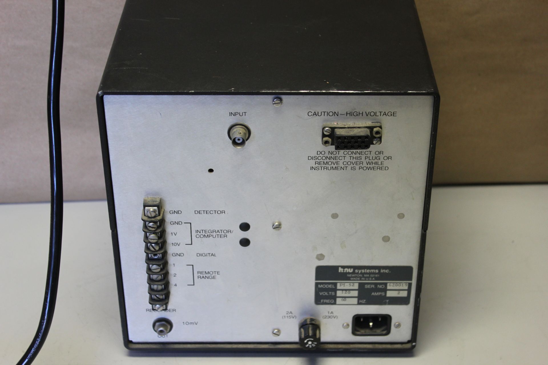 NHU POWER SUPPLY/ ELECTROMETER MODEL PLP-52 - Image 6 of 7