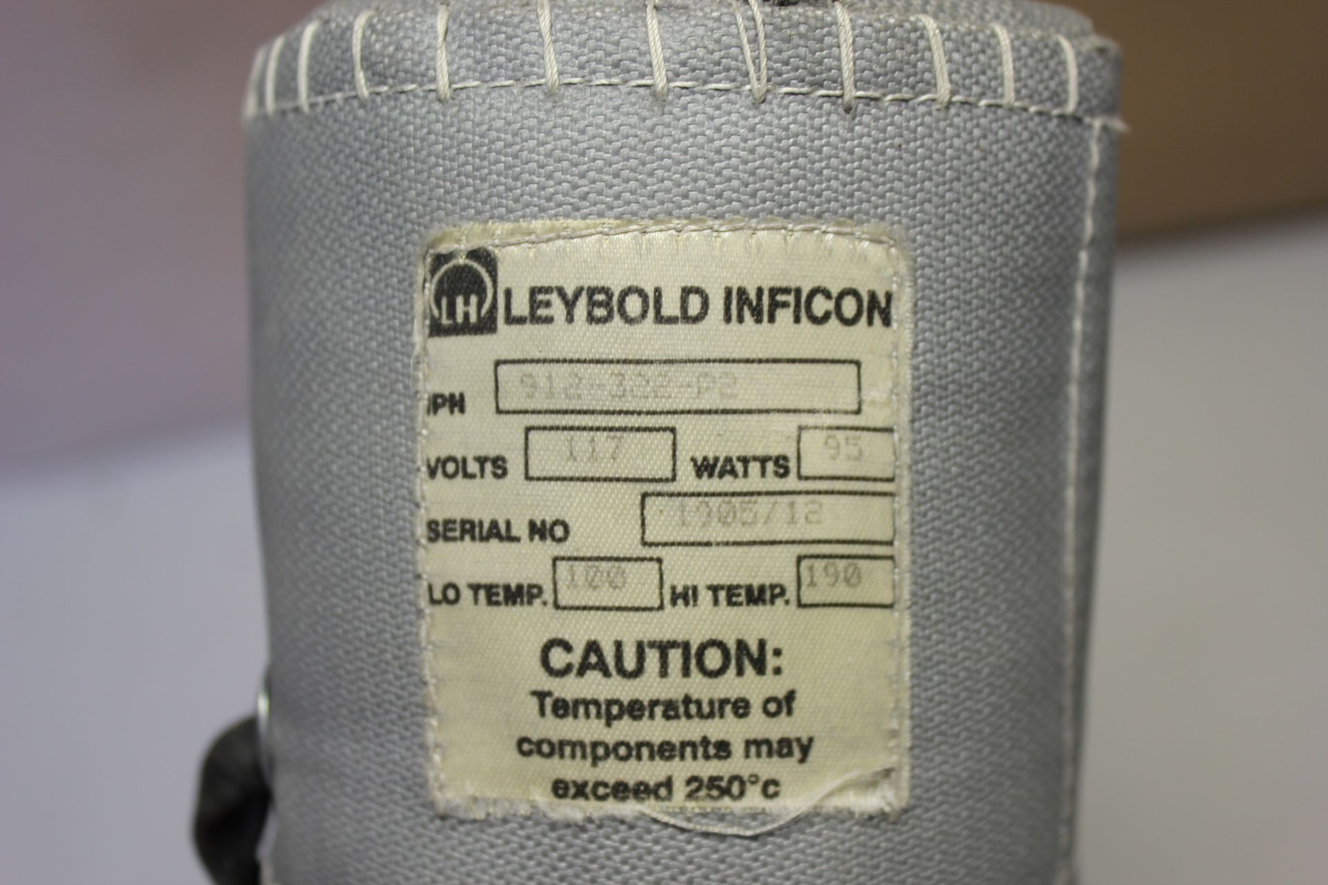 LEYBOLD INFICON PRESSURE CONVERTER HEATING SLEEVE JACKET 912-322-P2 - Image 3 of 3