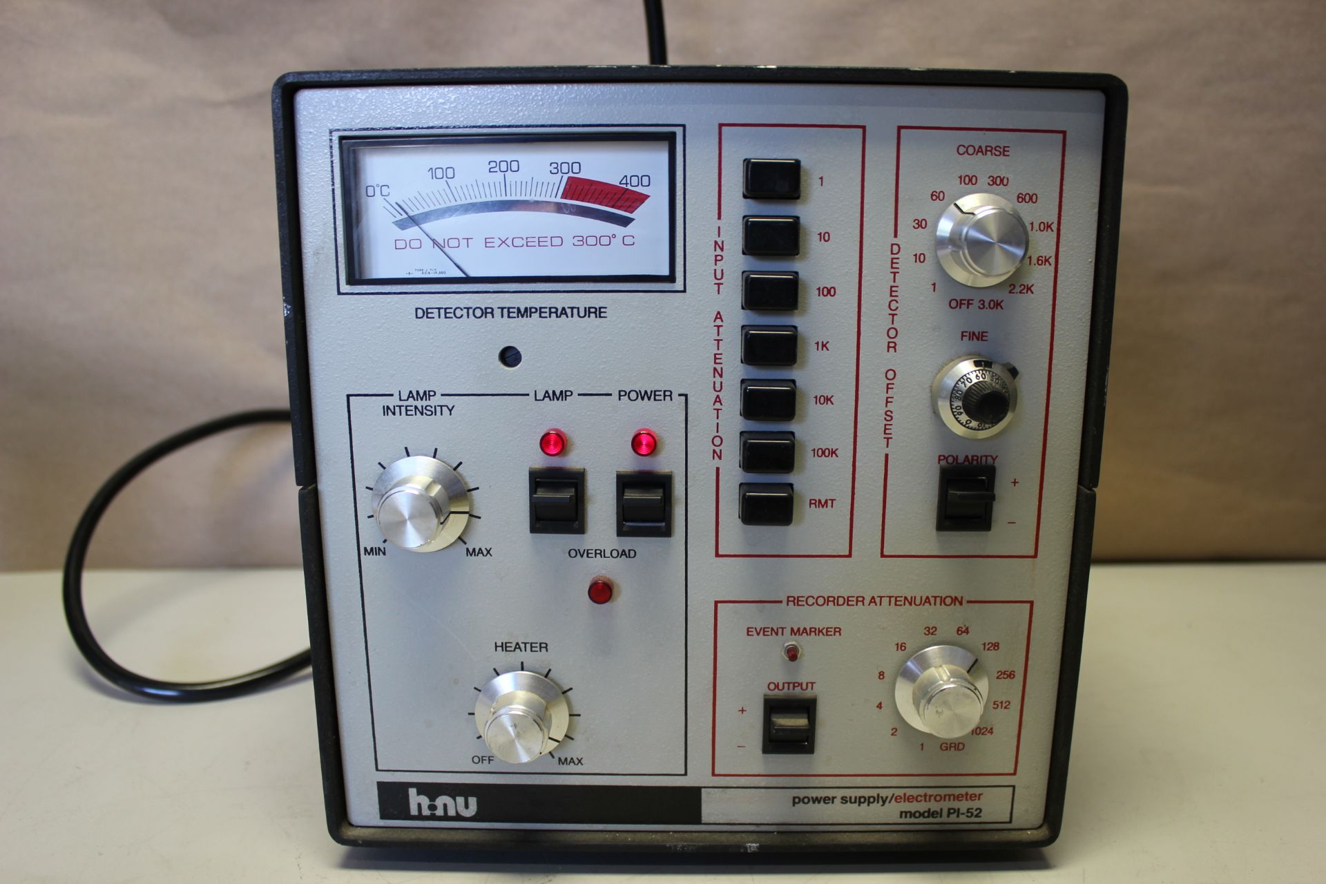 NHU POWER SUPPLY/ ELECTROMETER MODEL PLP-52 - Image 4 of 7