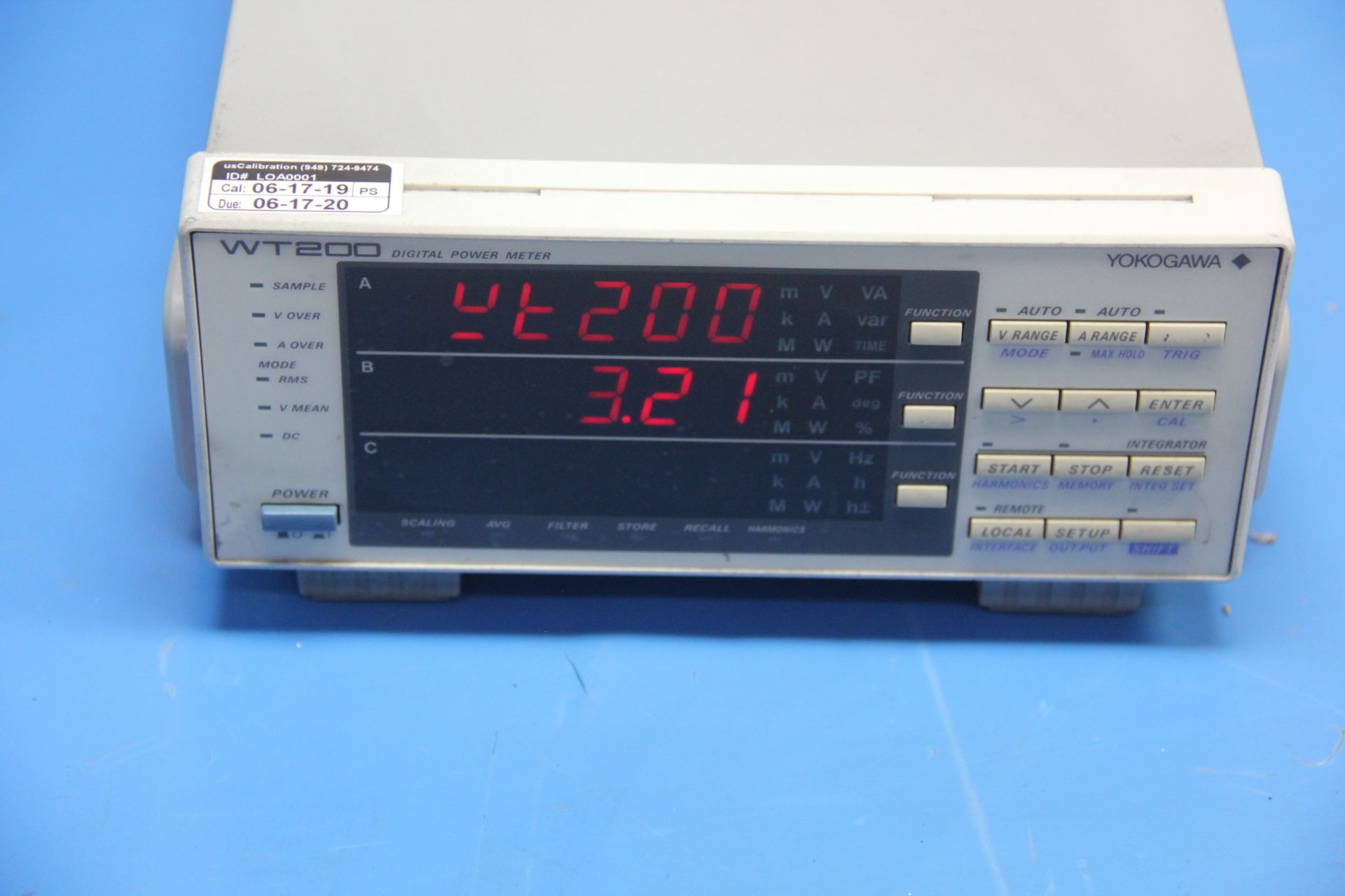 YOKOGAWA WT200 DIGITAL POWER METER - Image 5 of 6