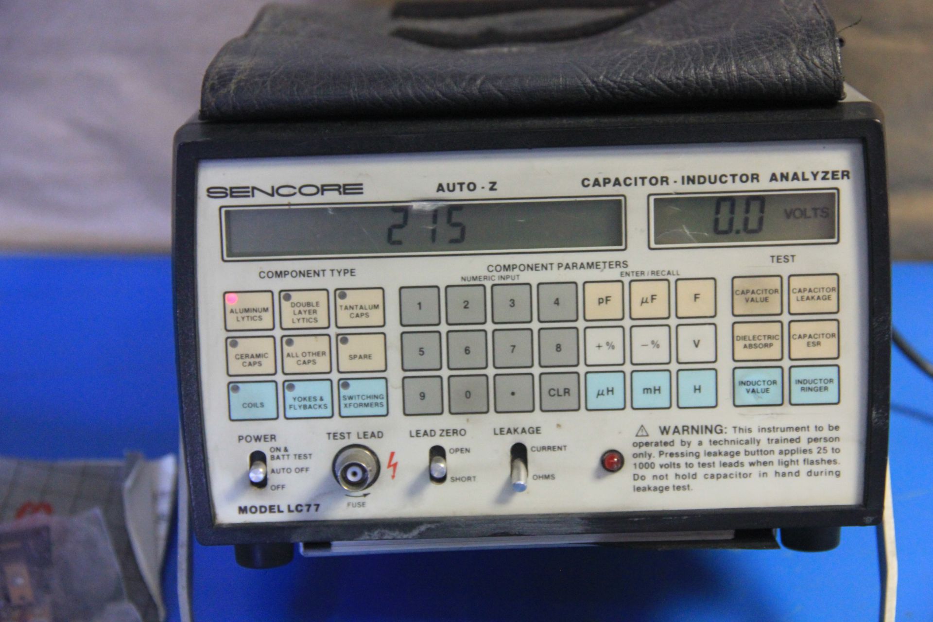 SENCORE AUTO-Z CAPACITOR INDUCTOR ANALYZER - Image 7 of 15